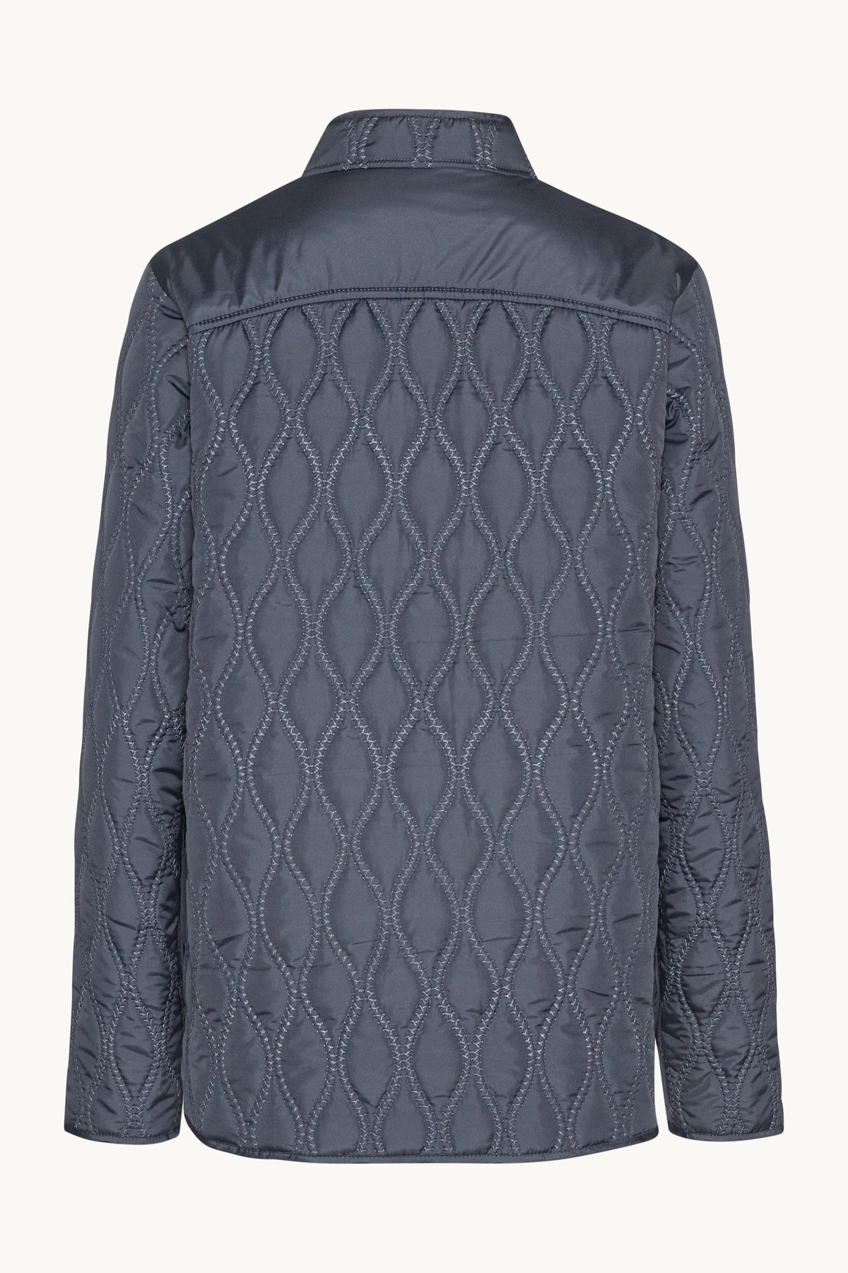 Short Quilt Jacket - Ombre Blue