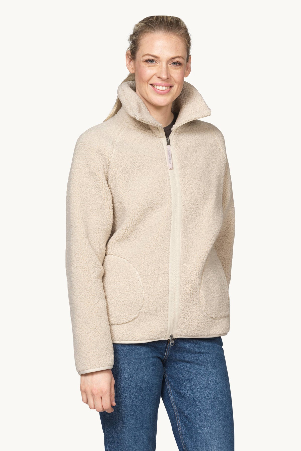 Short Soft Pile Jacket with Zipper - Kit