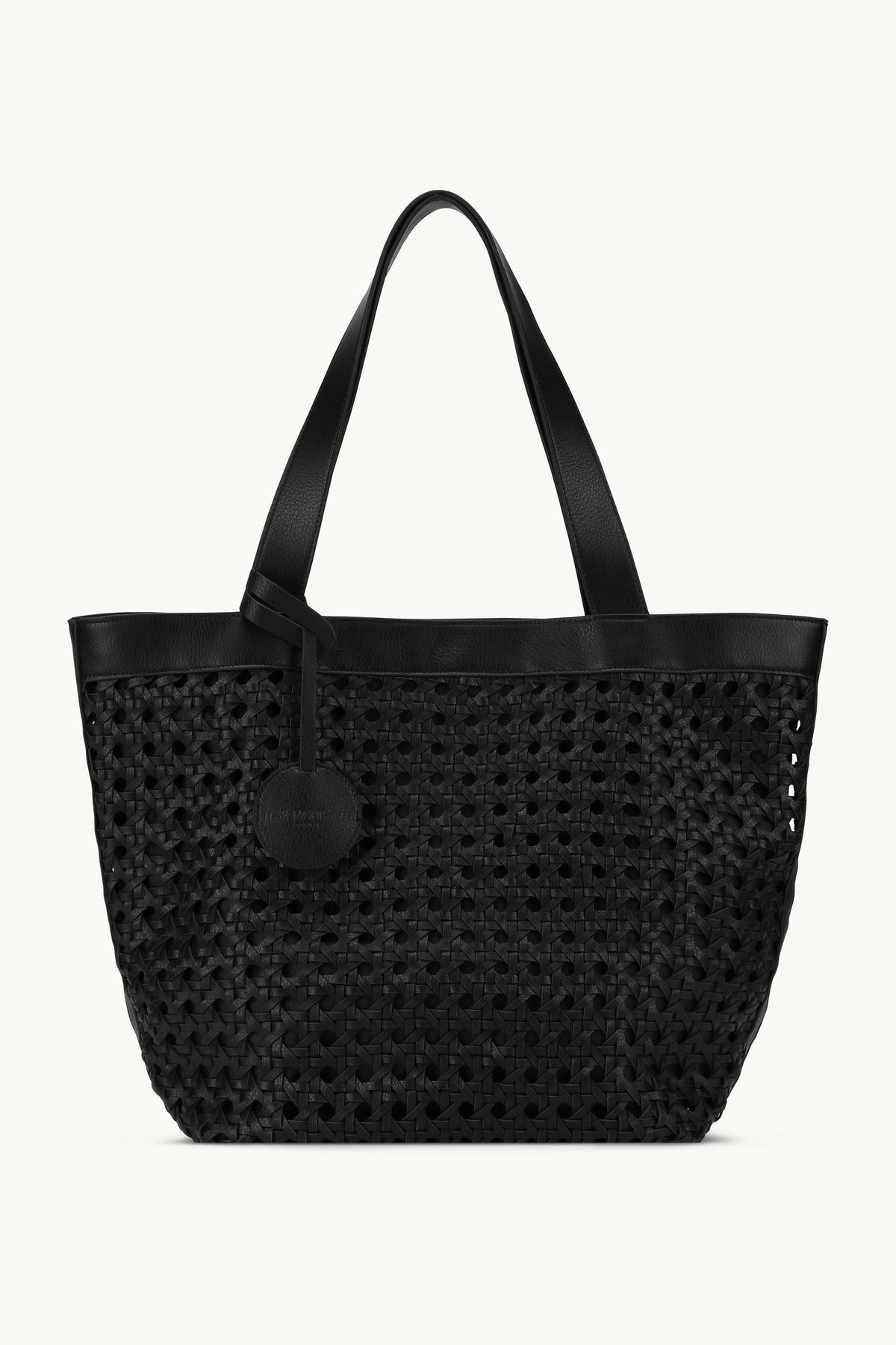 Braided Shopper - Black Black