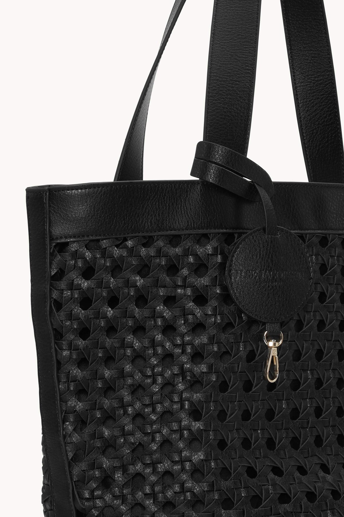 Braided Shopper - Black Black
