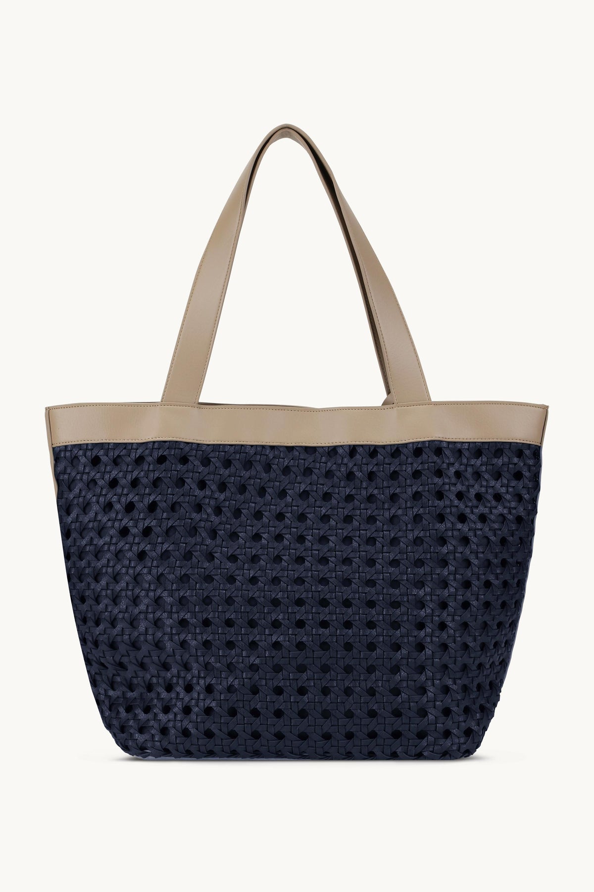 Braided Shopper - Dark Indigo Sand Pile