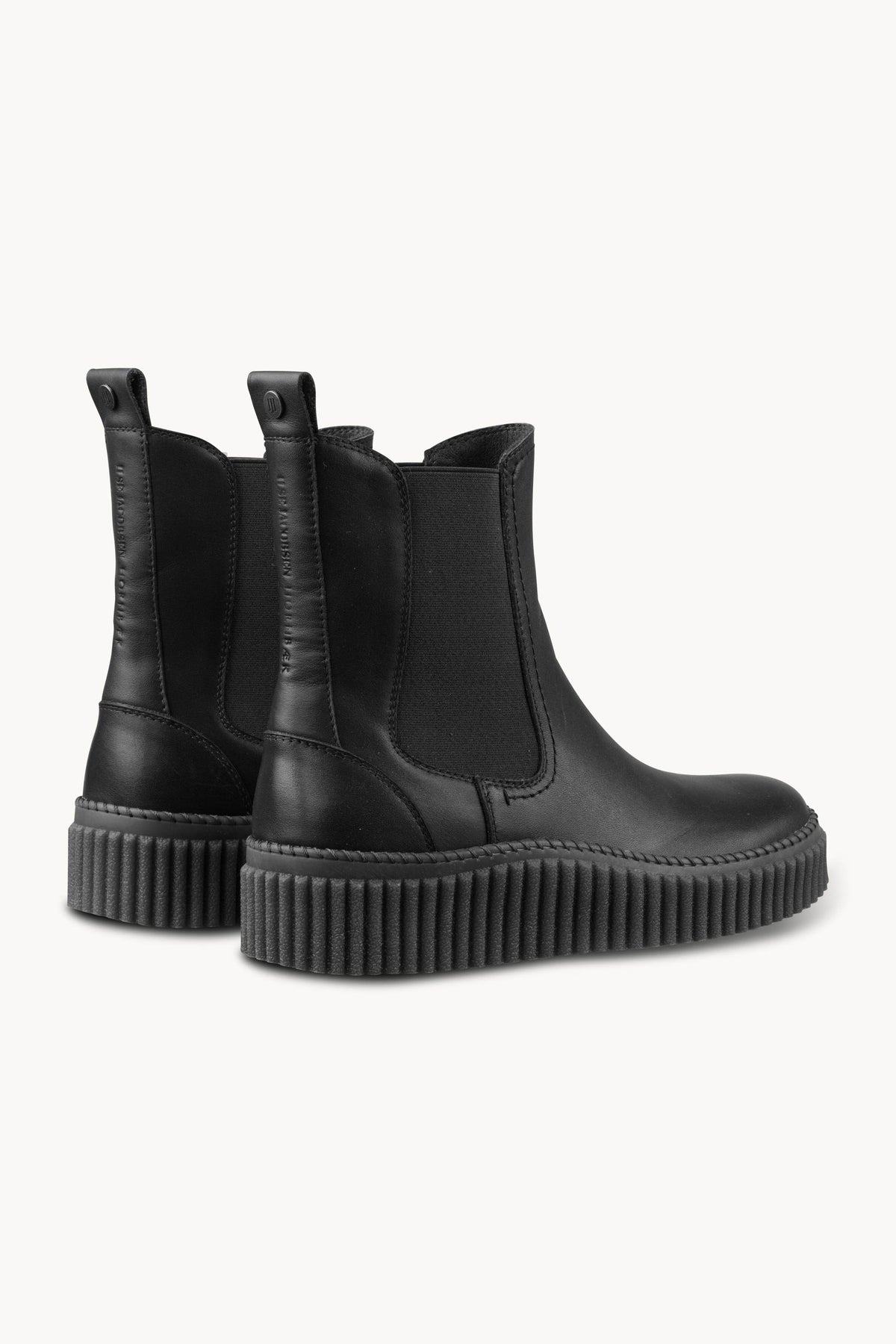 Leather Chelsea Boots - Black Black