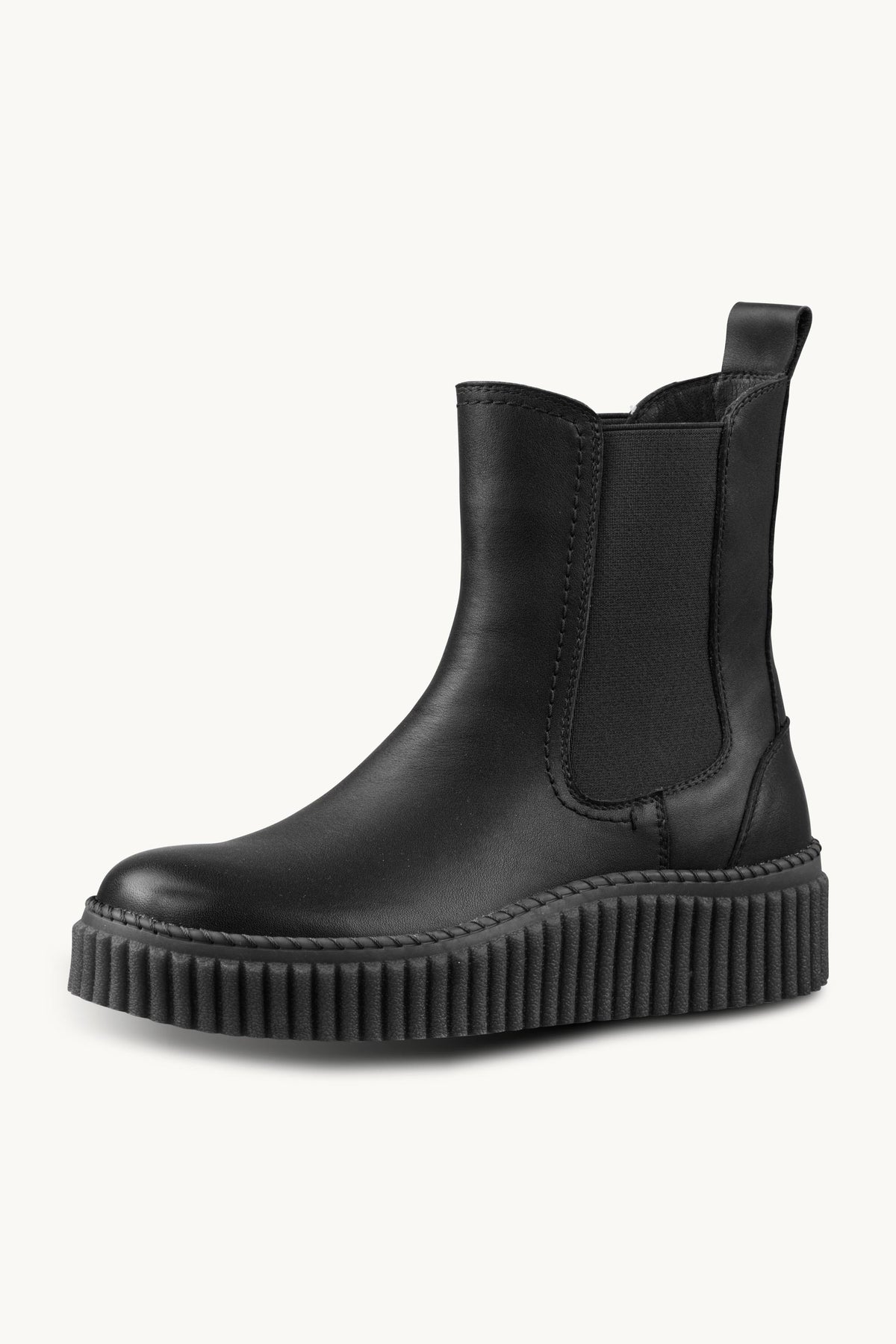 Leather Chelsea Boots - Black Black