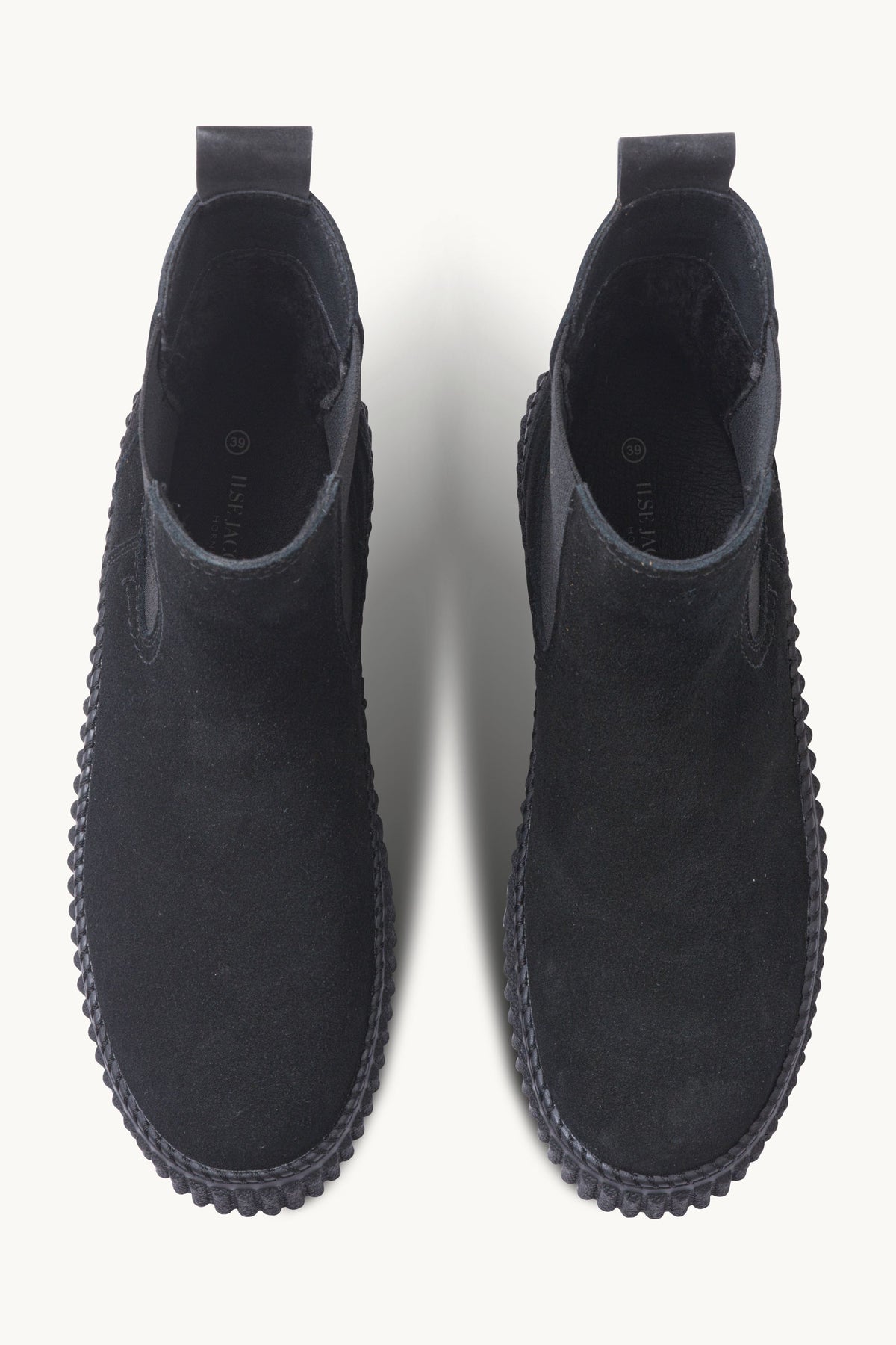 Suede Chelsea Boots - Black Black