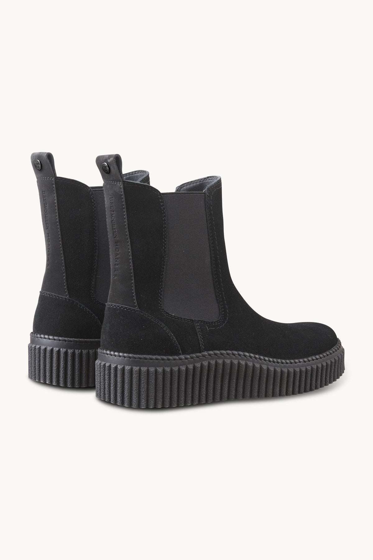 Suede Chelsea Boots - Black Black
