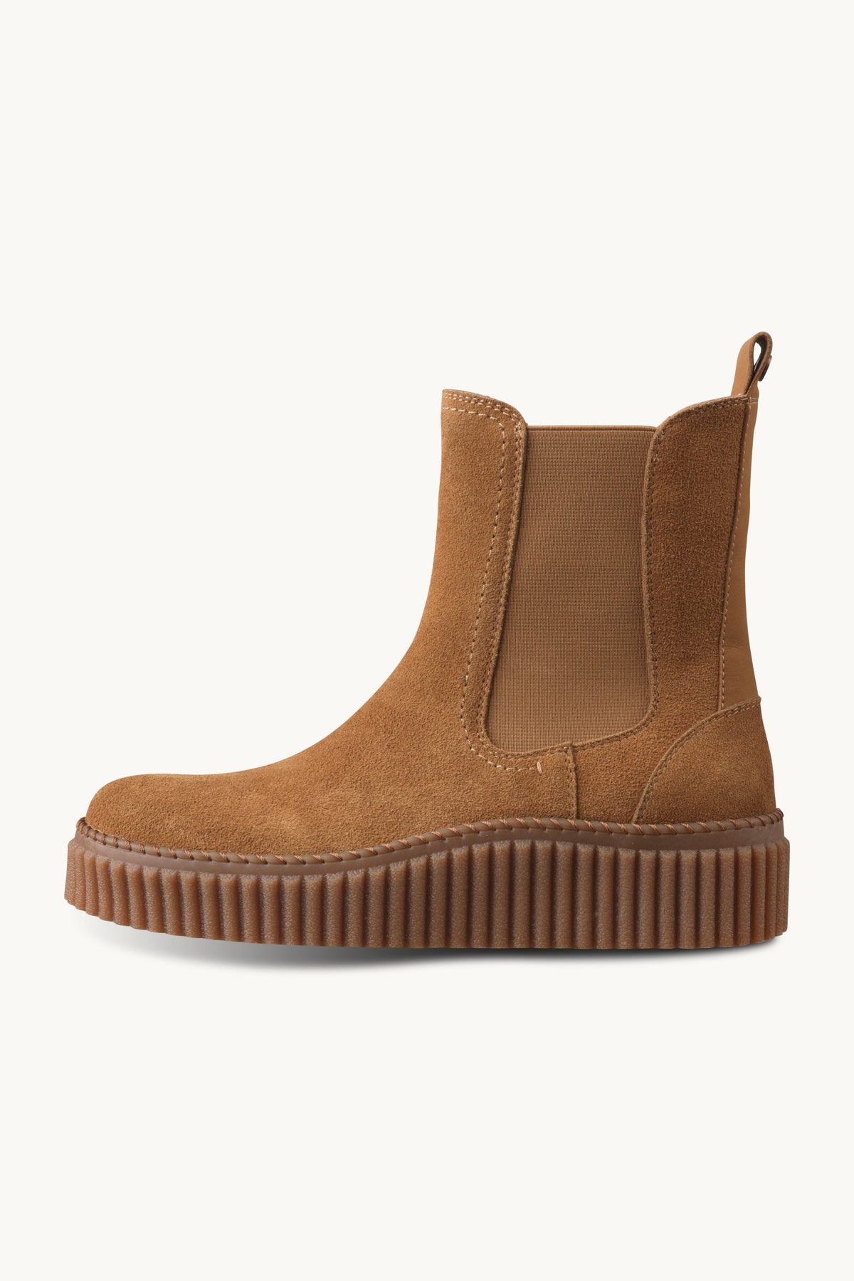 Suede Chelsea Boots - Cashew Clay