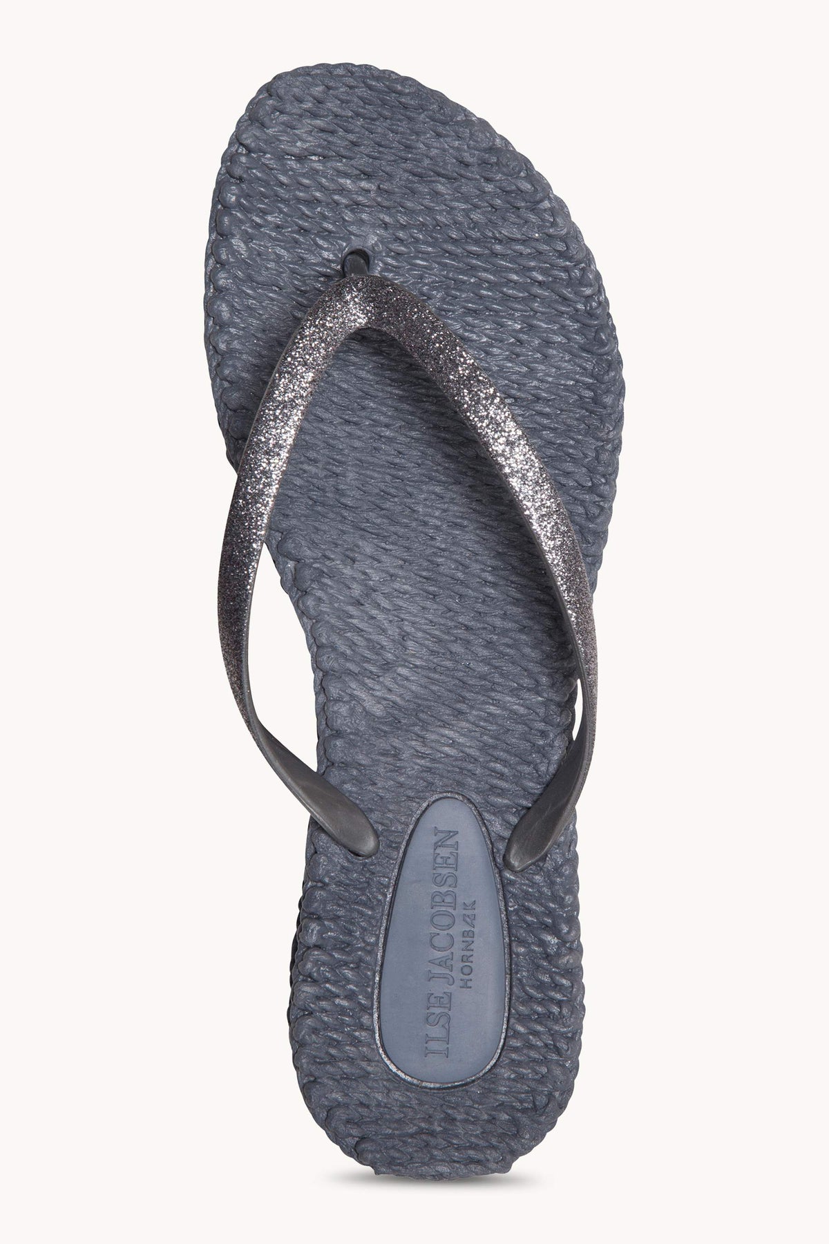 Flip Flops with Glitter - Grey