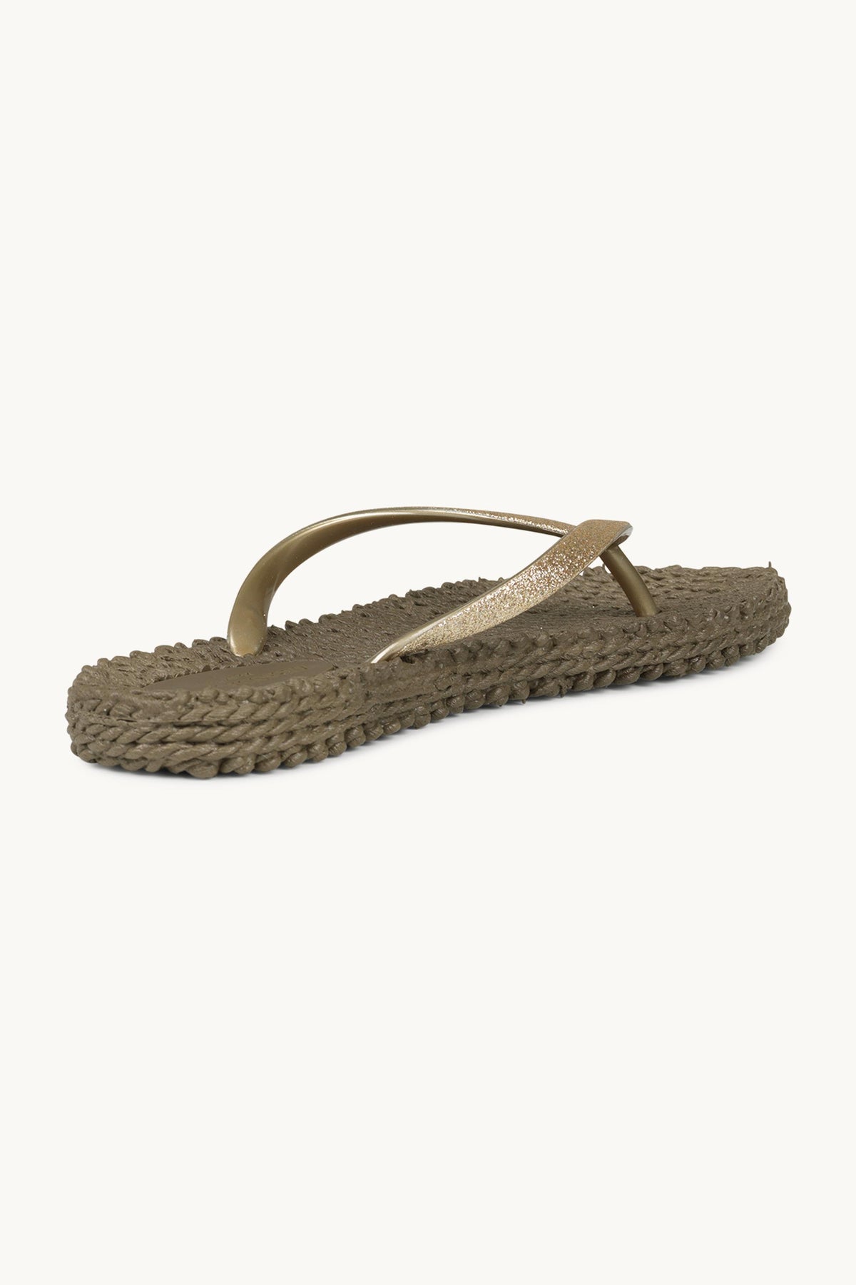 Flip Flops with Glitter - Cub Brown