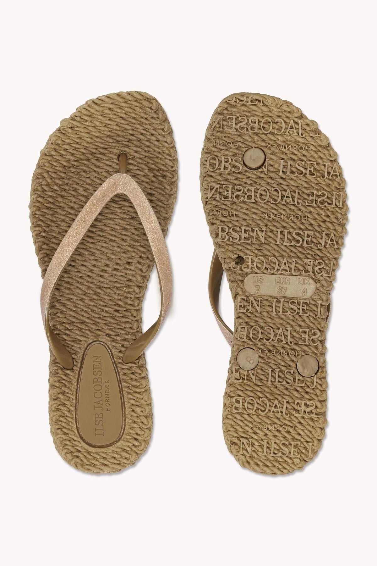 Flip Flops with Glitter - Goldy