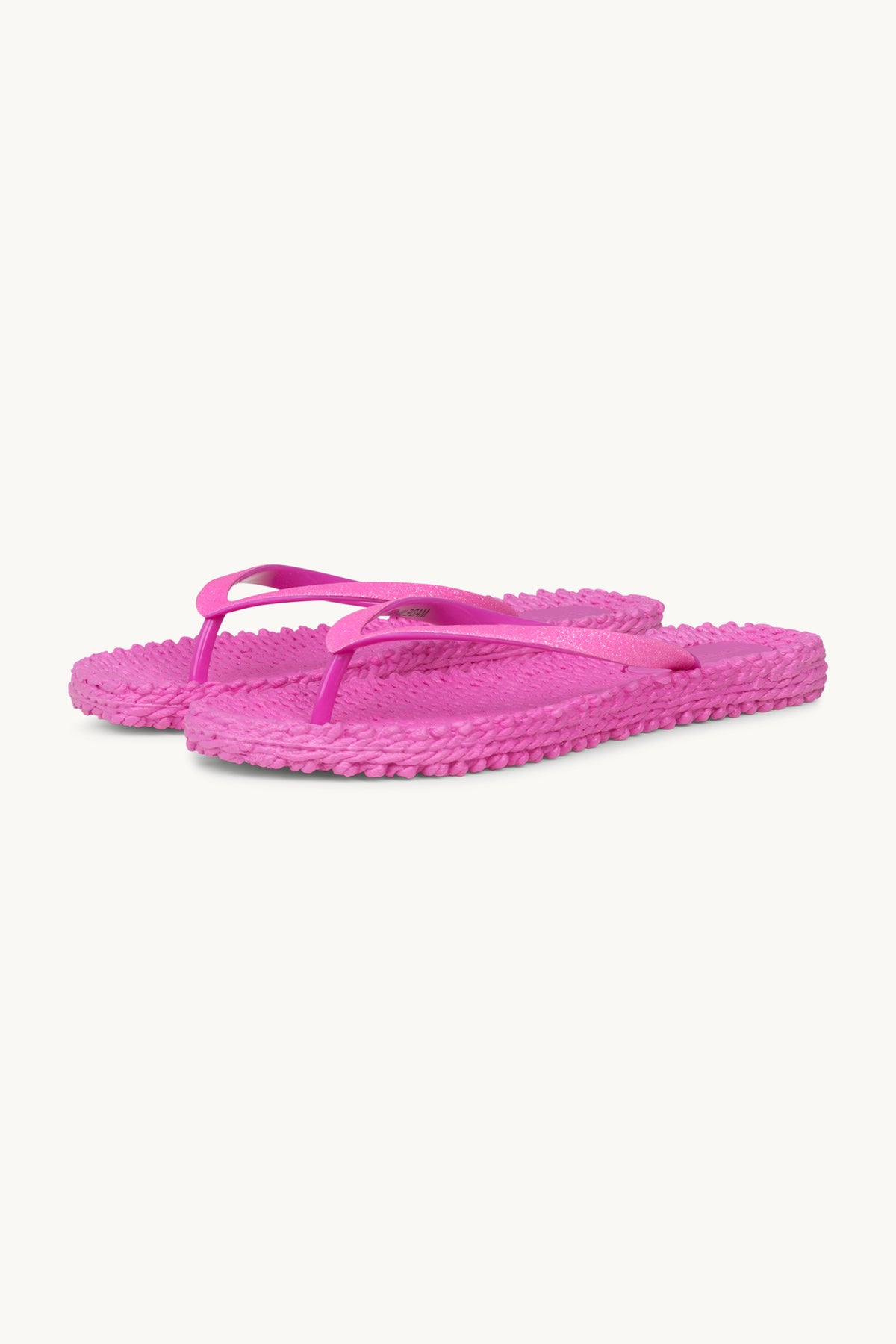 Flip Flops with Glitter - Azalea Pink