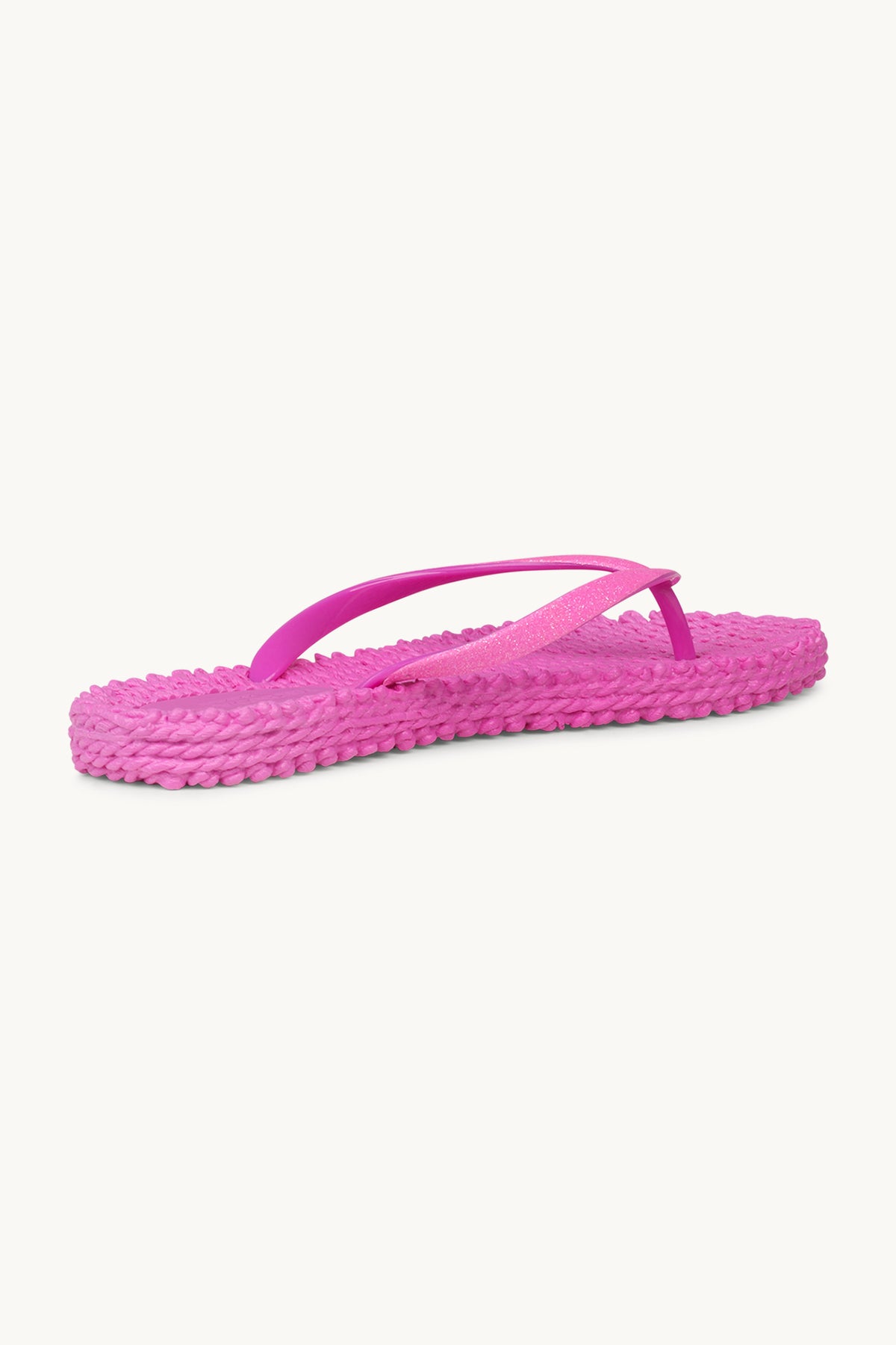 Flip Flops with Glitter - Azalea Pink