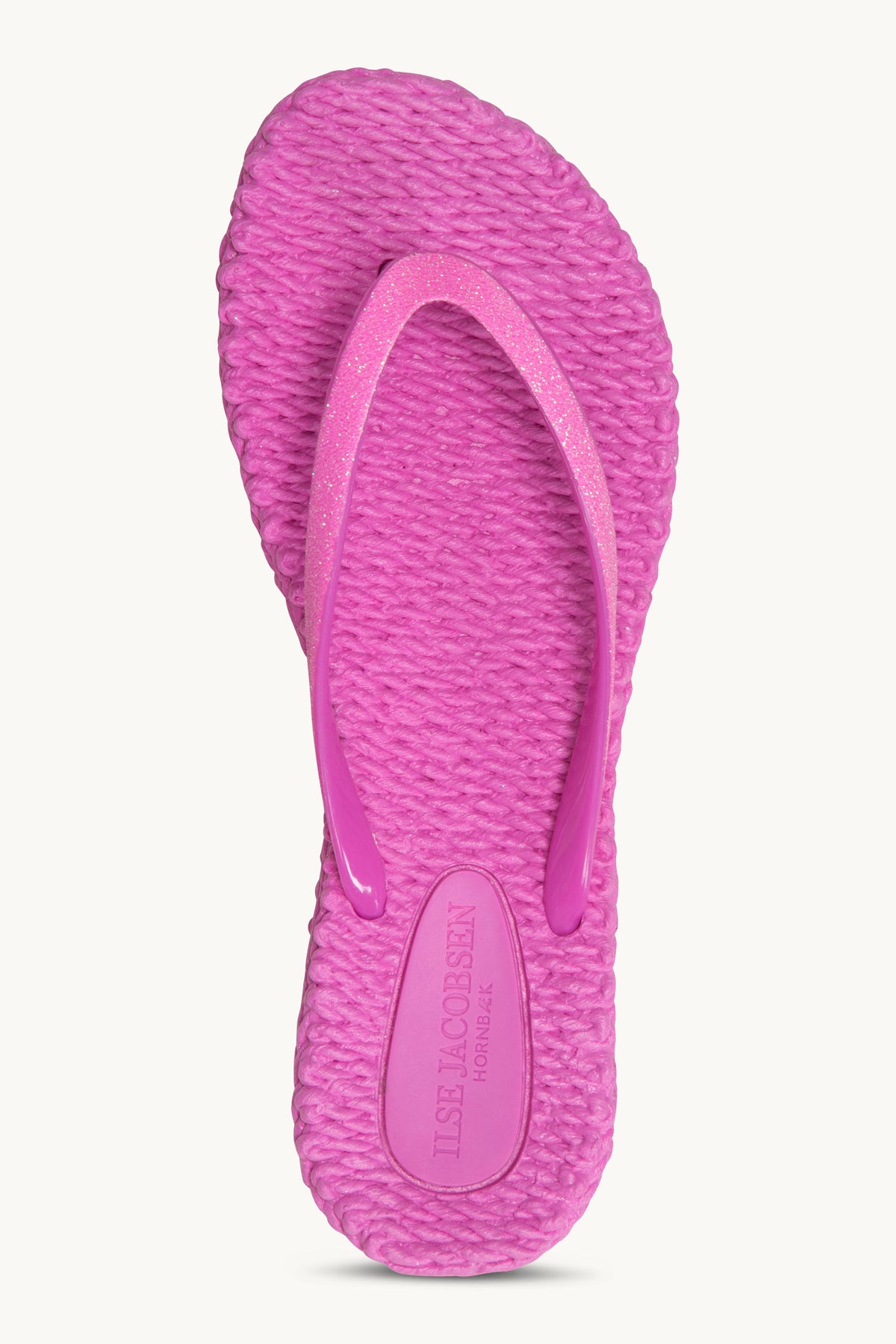 Flip Flops with Glitter - Azalea Pink