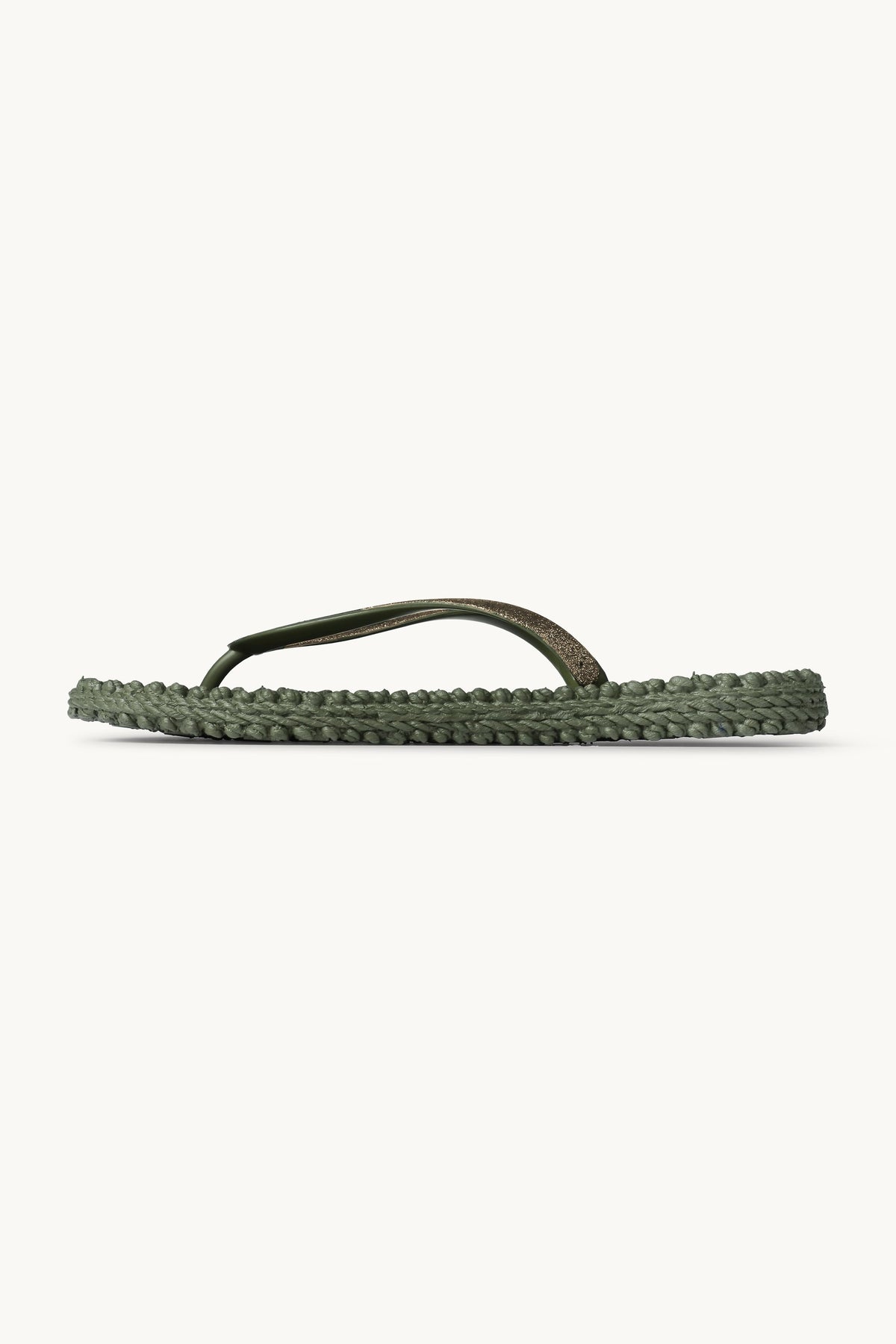 Flip Flops with Glitter - Army