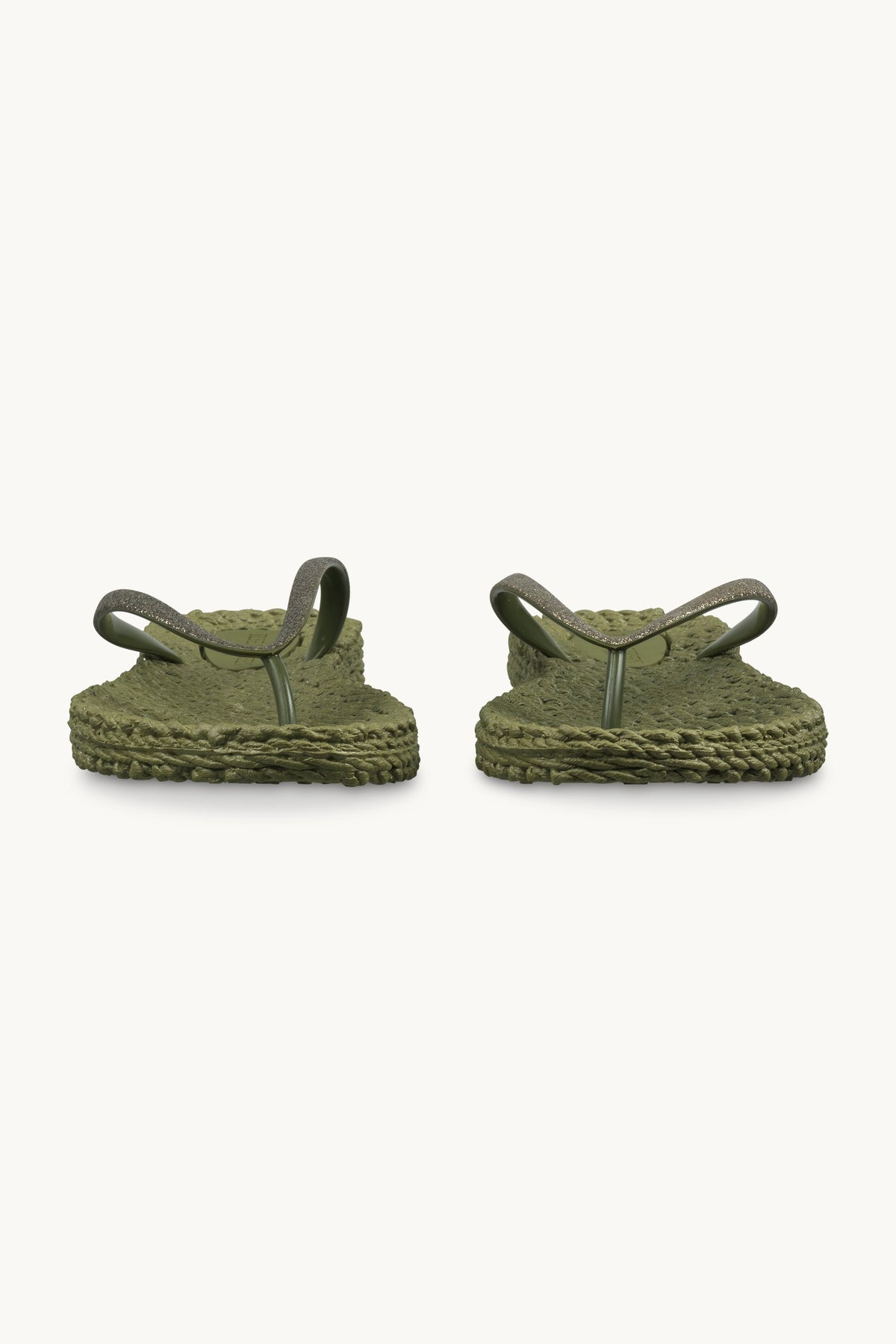 Flip Flops with Glitter - Sphagnum