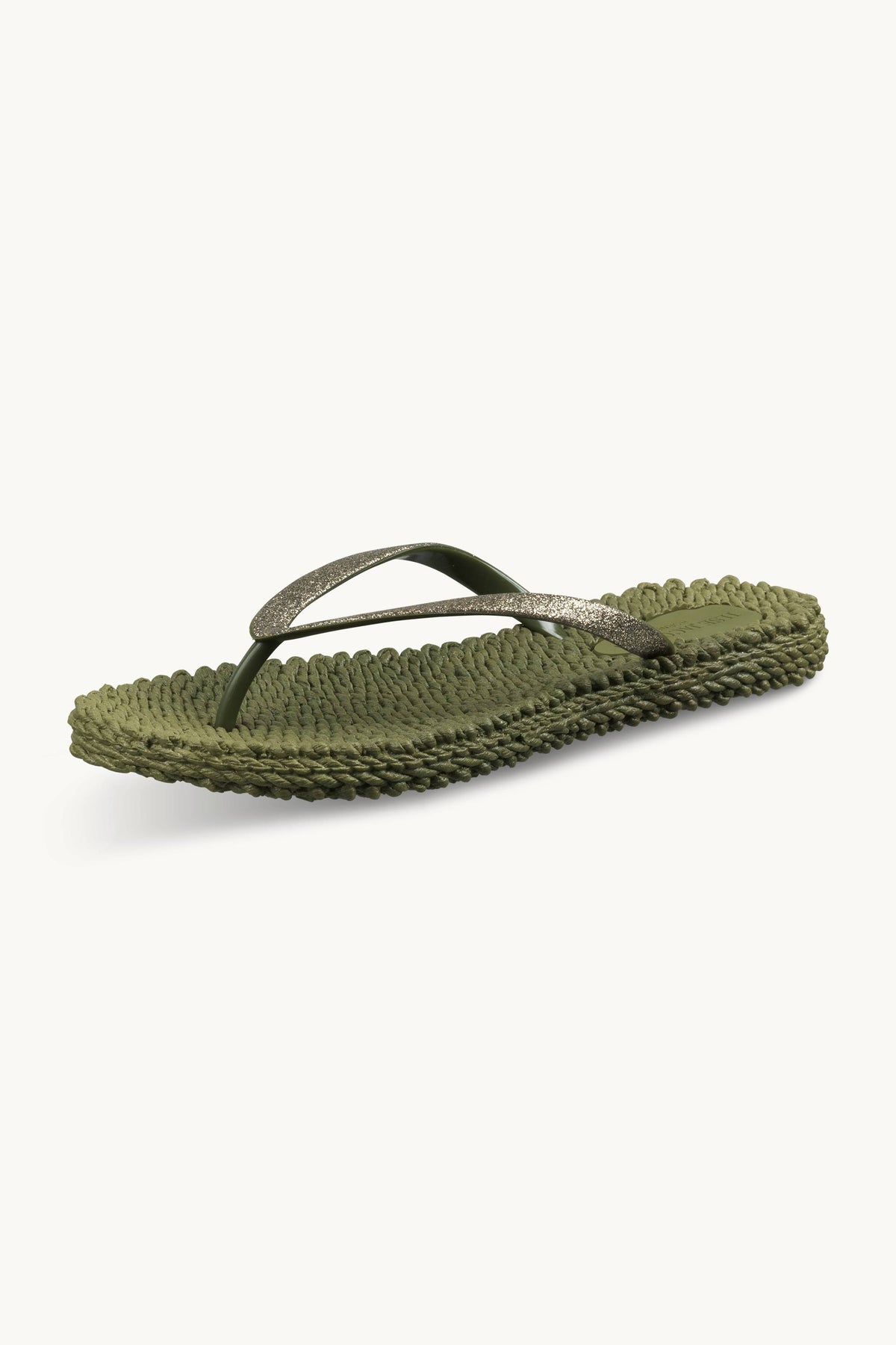 Flip Flops with Glitter - Sphagnum
