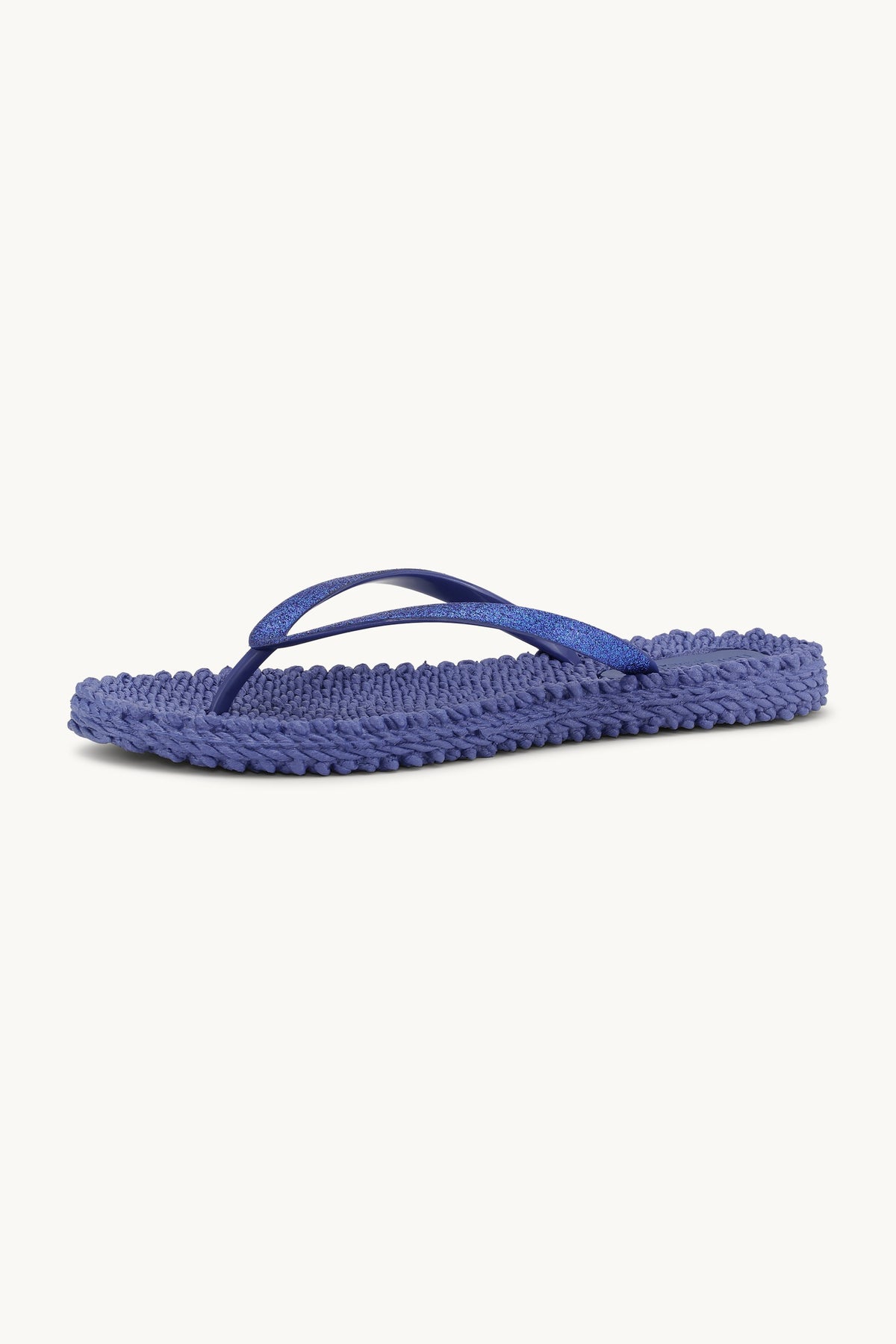 Flip Flops with Glitter - Blue Web