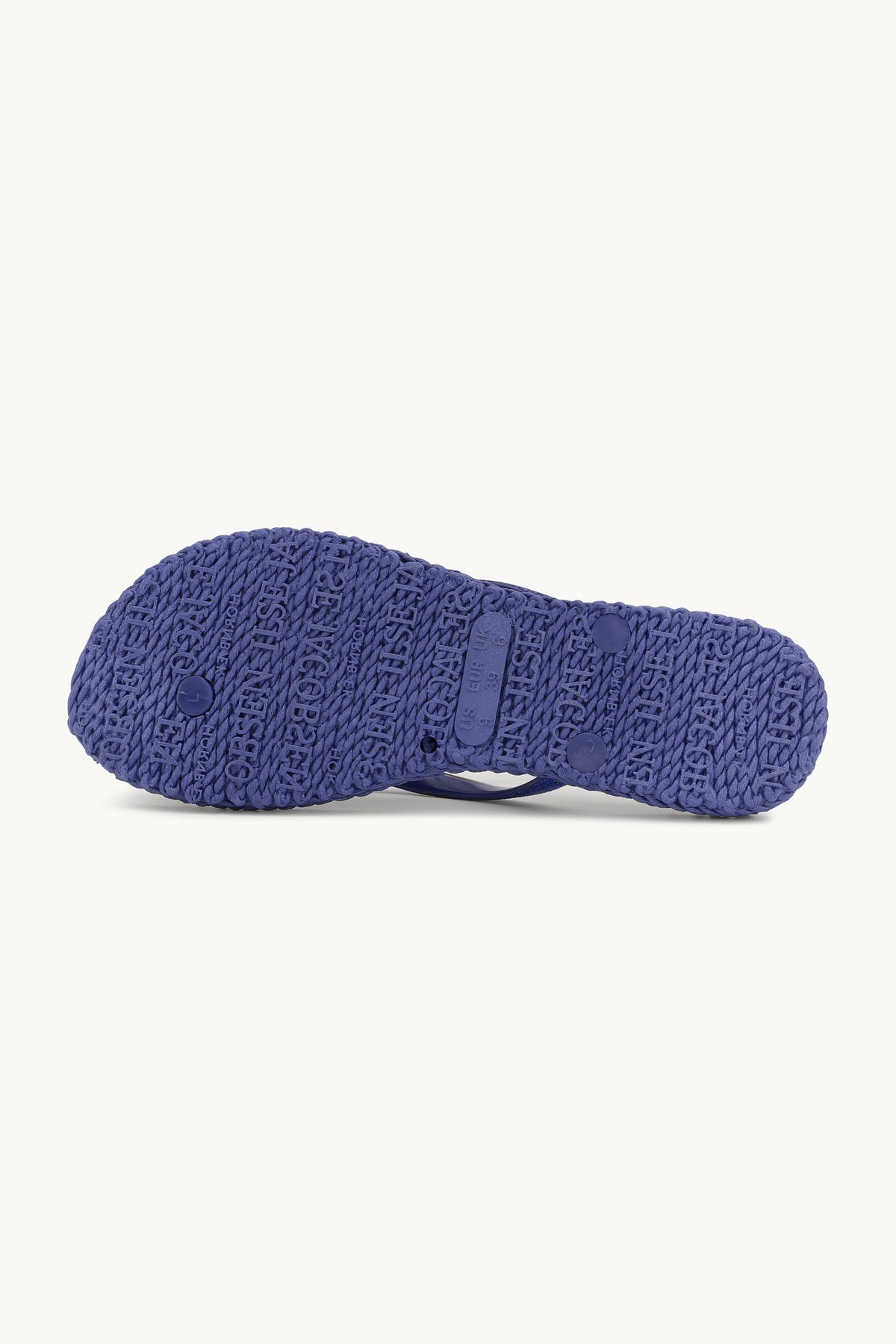 Flip Flops with Glitter - Blue Web