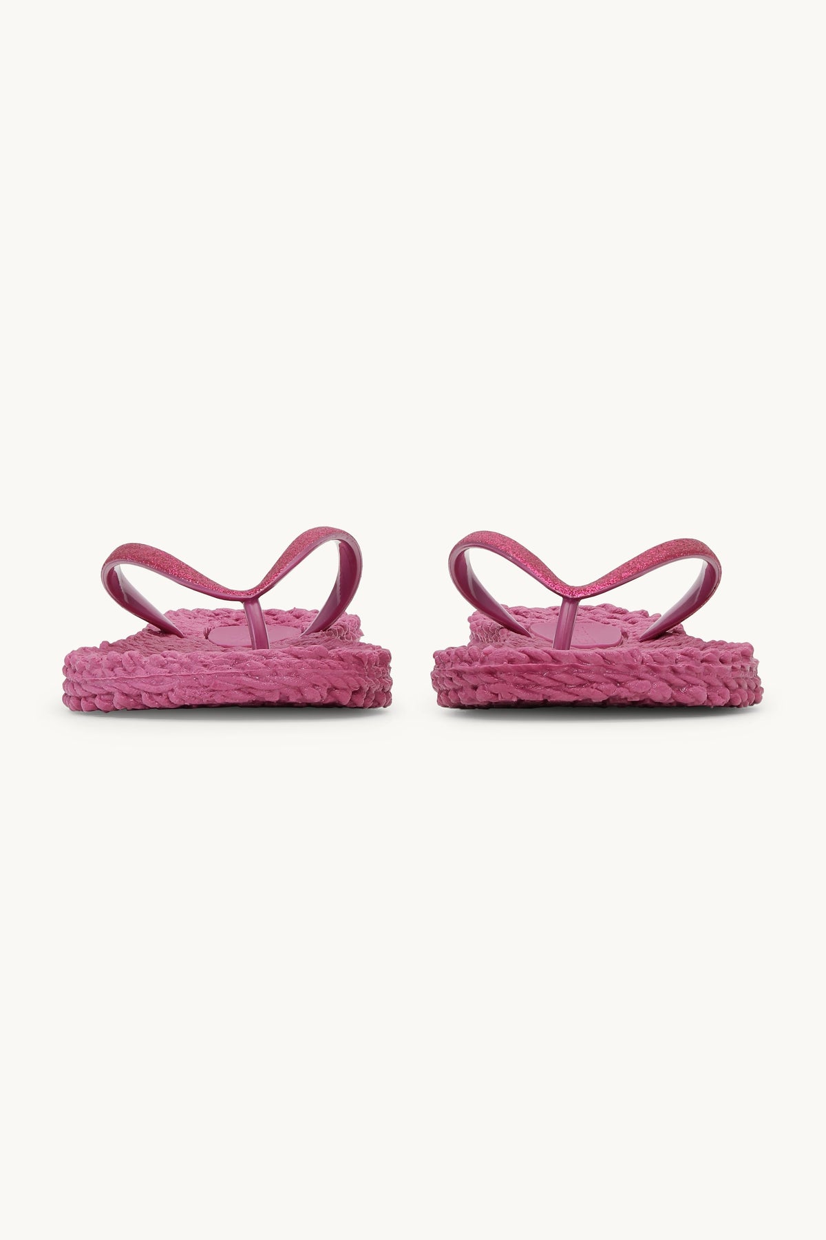 Flip Flops with Glitter - Magenta Haze