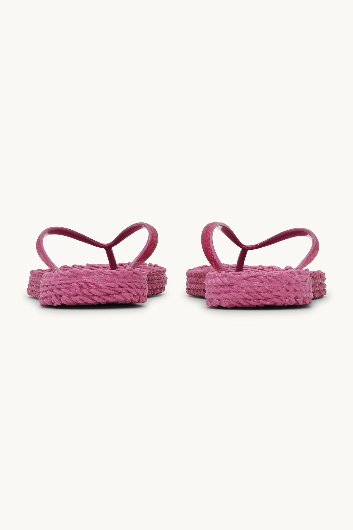 Flip Flops with Glitter - Magenta Haze