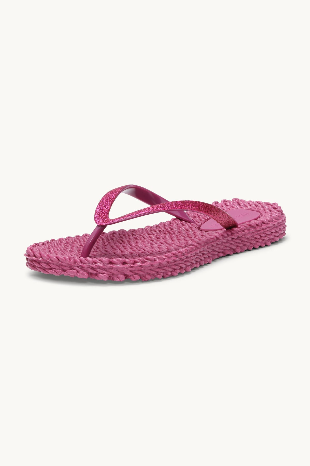 Flip Flops with Glitter - Magenta Haze