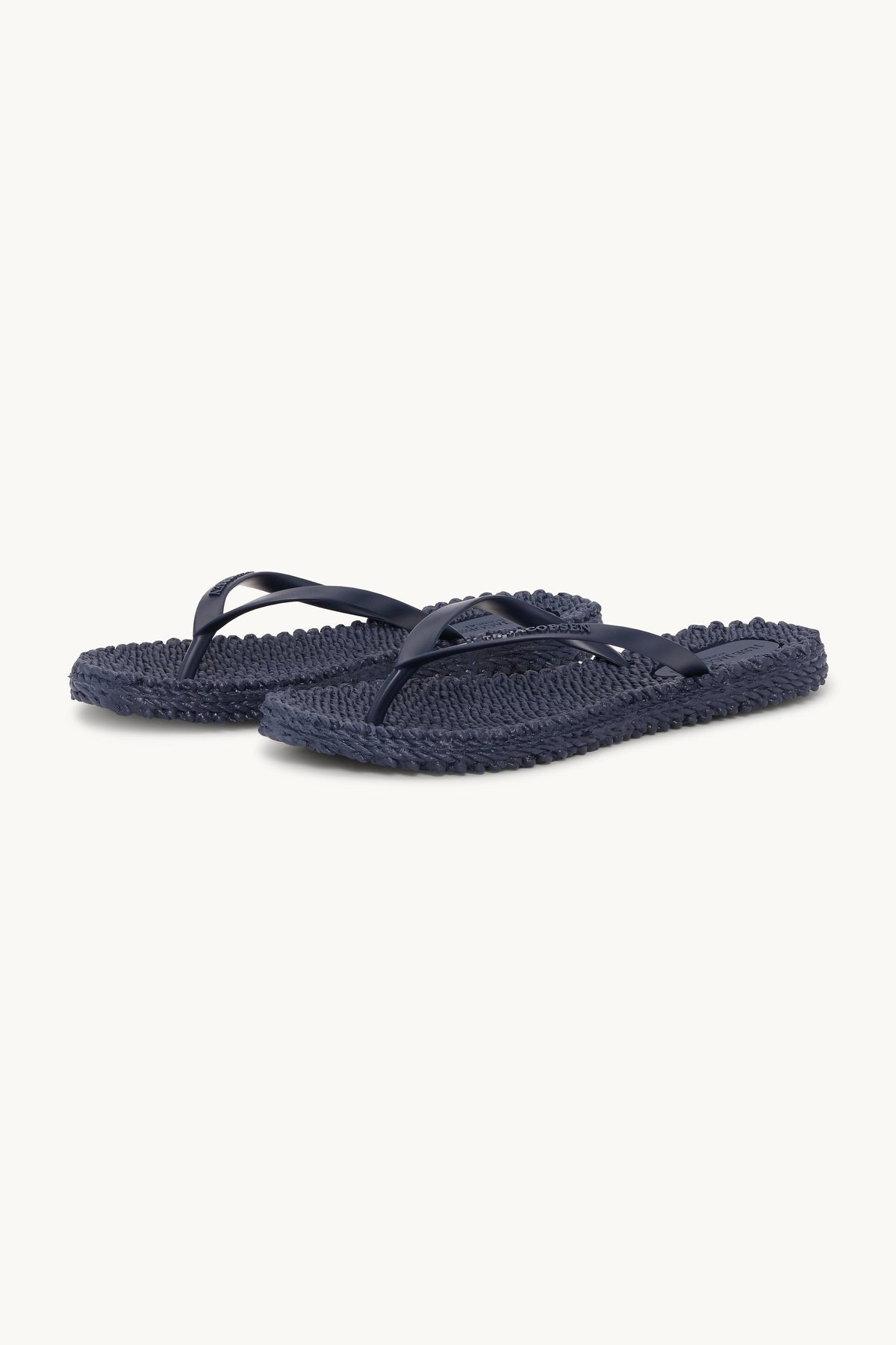 Flip-flops with Logo Straps - Indigo