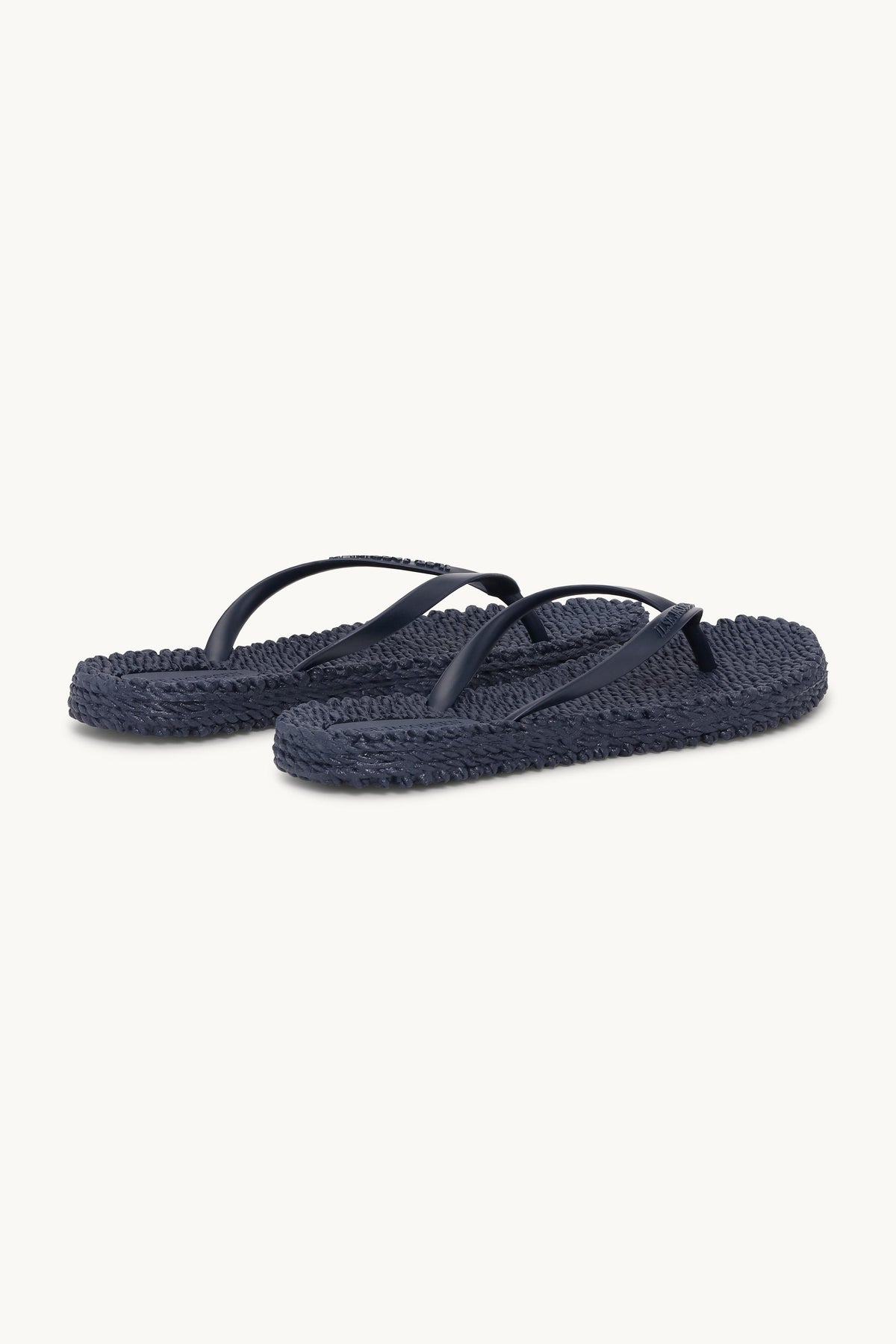 Flip-flops with Logo Straps - Indigo
