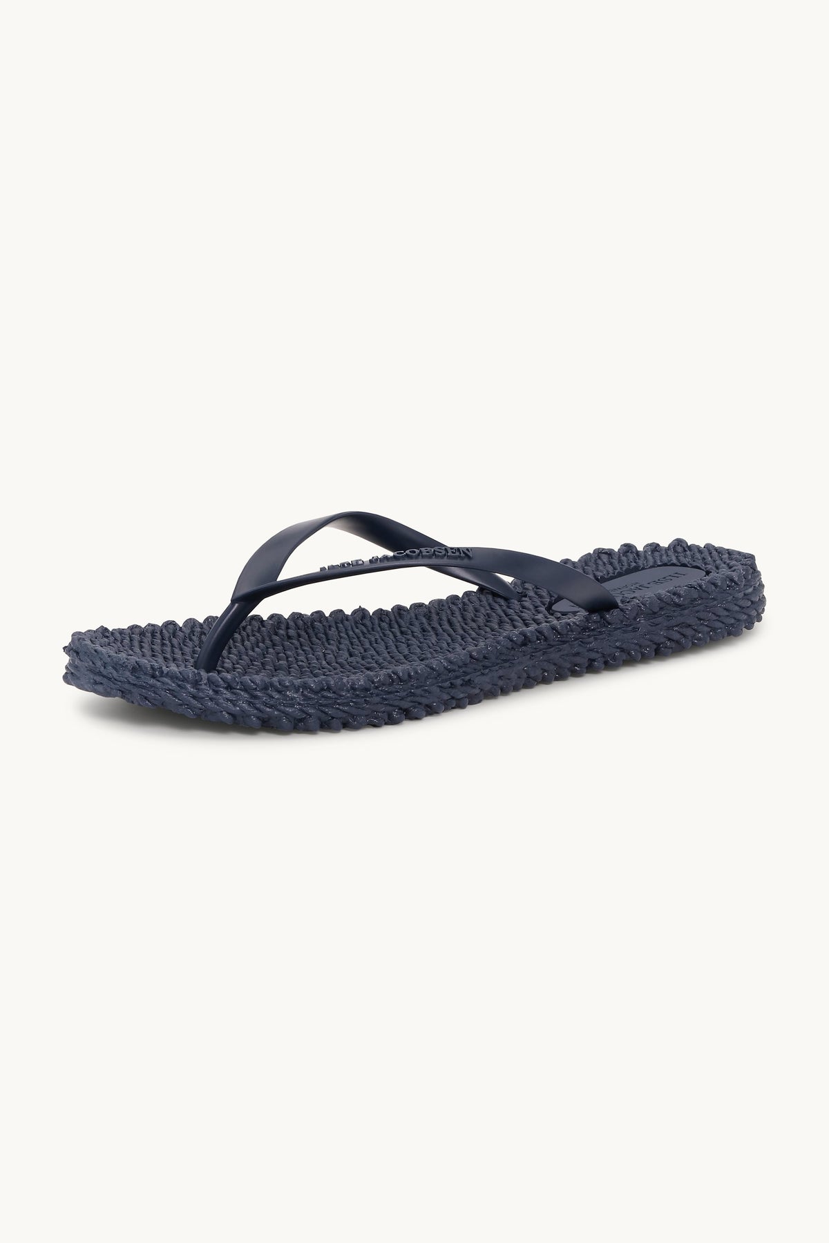 Flip-flops with Logo Straps - Indigo