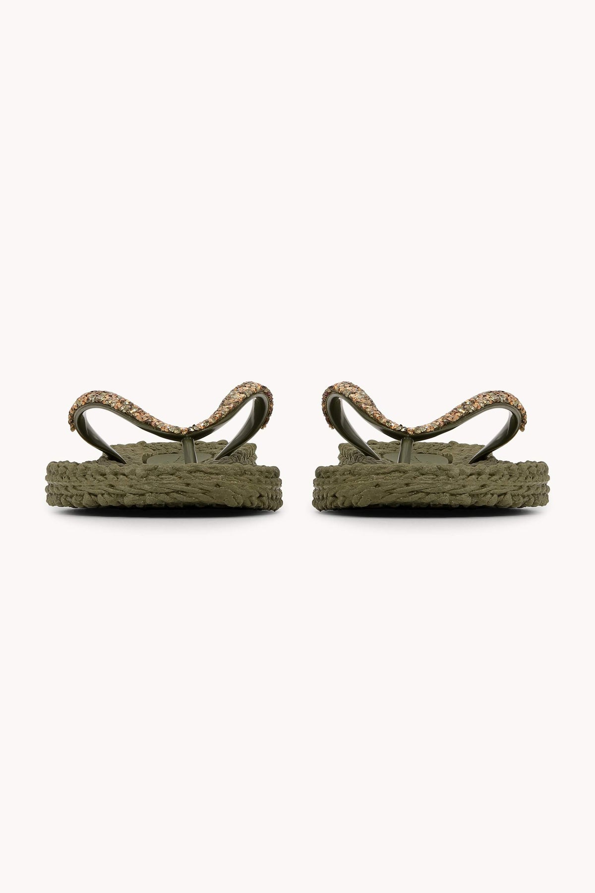 Flip Flops with Rhinestones - Army
