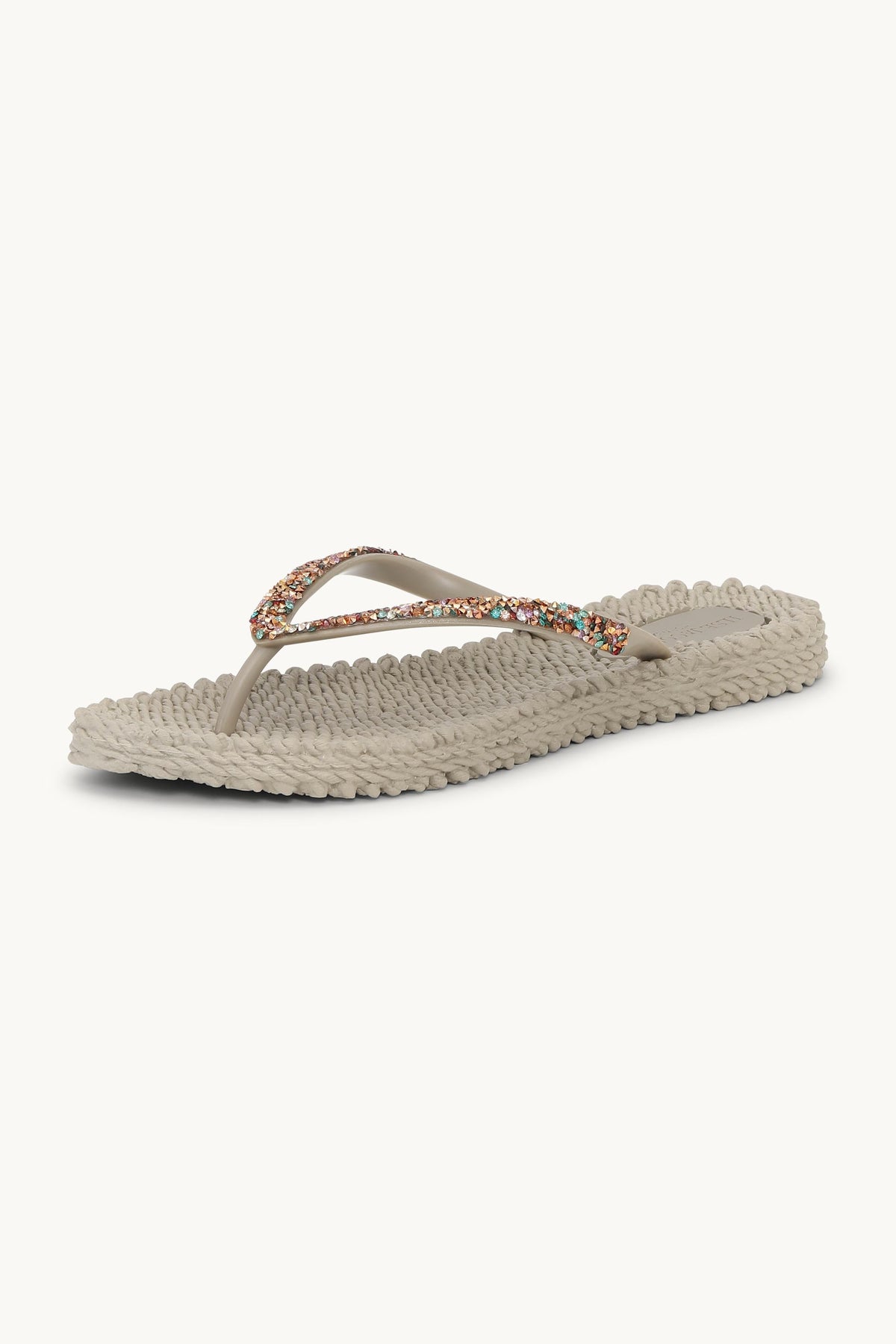 Flip-flops with Rhinestone-embellished Straps - Atmosphere
