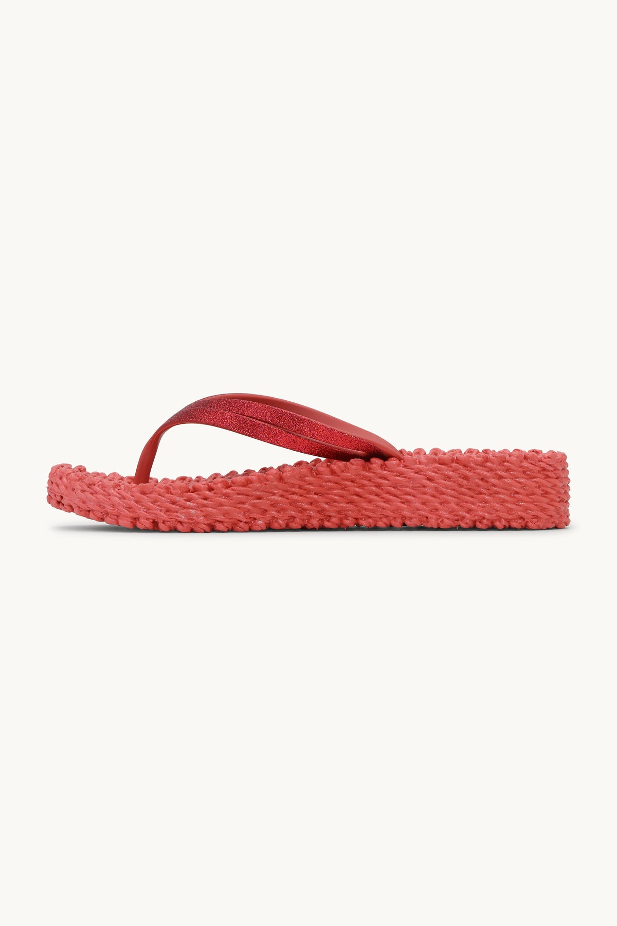 Flip Flops On Platform Sole - Baked Apple