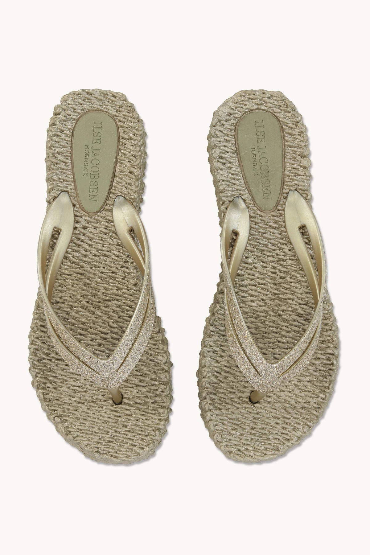 Flip Flops On Platform Sole - Platin