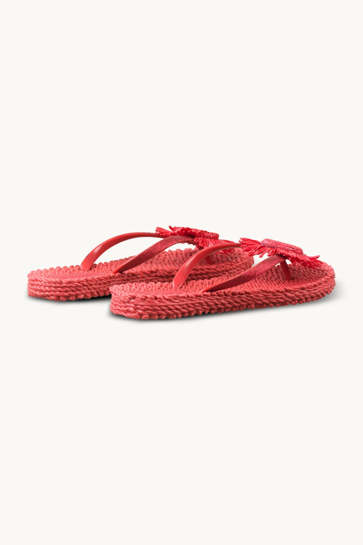 Flip Flops with Flower - Baked Apple