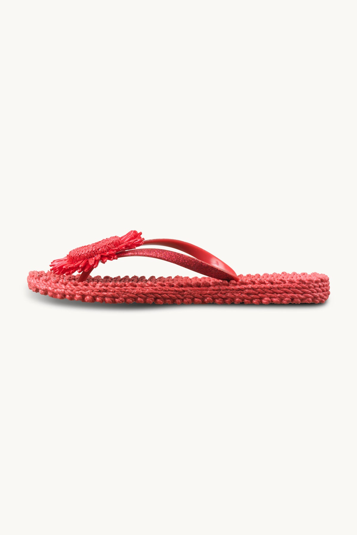 Flip Flops with Flower - Baked Apple