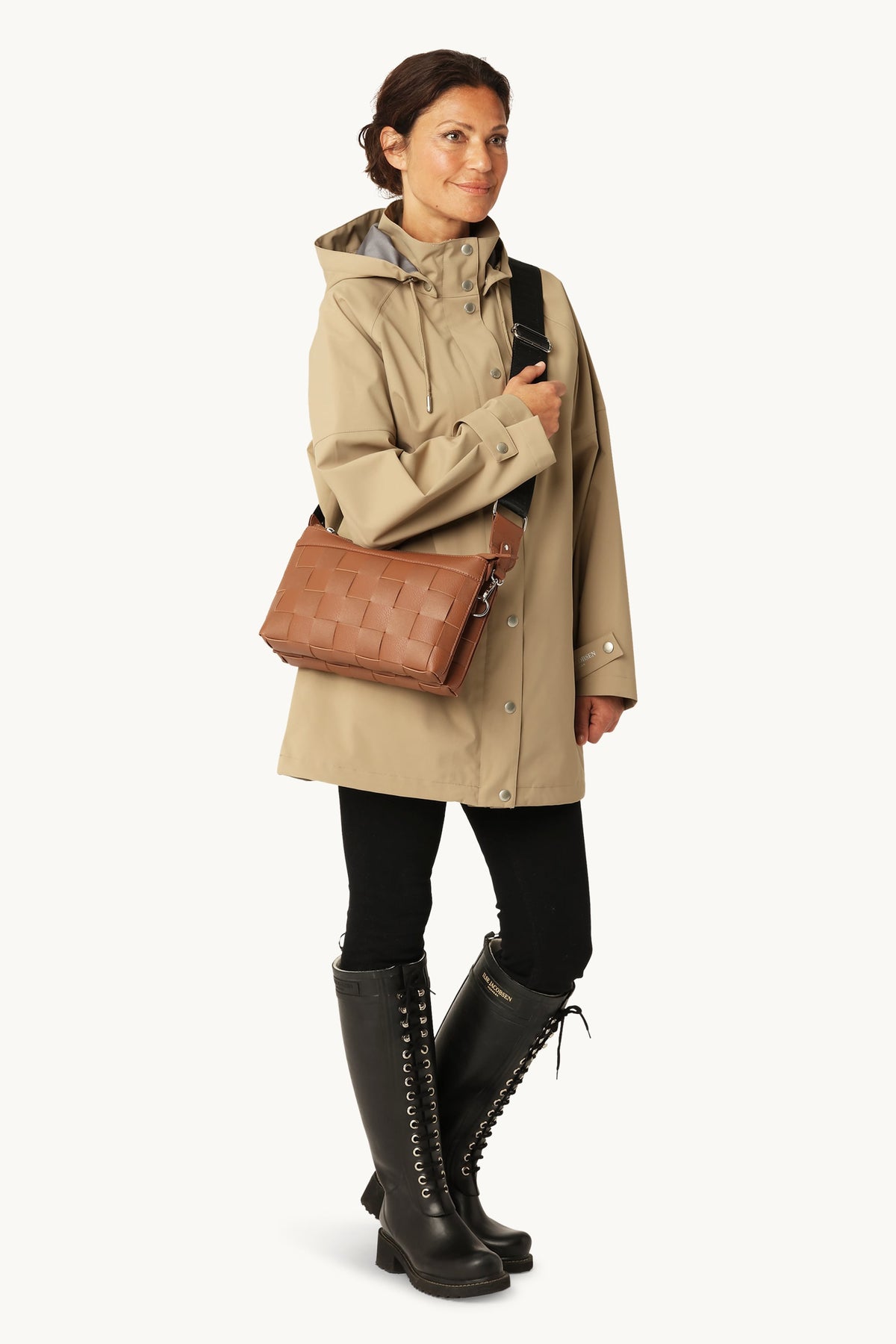 Braided Cross-Body - Cognac