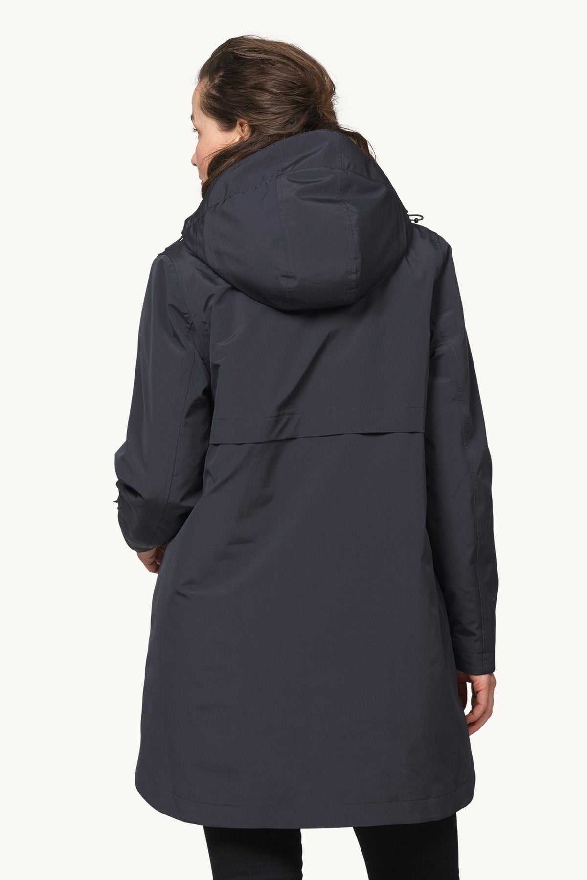 Padded Raincoat - Dark Indigo