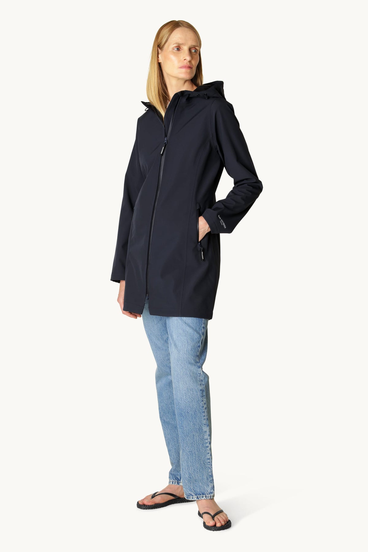 Softshell Raincoat - Dark Indigo