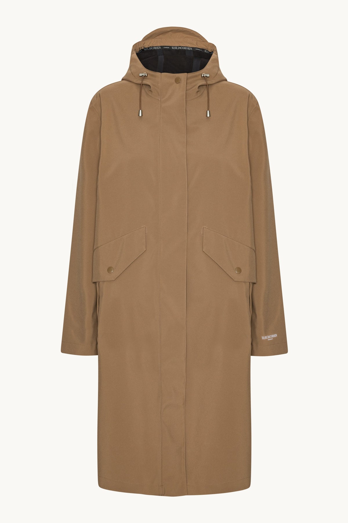 Long Softshell Raincoat - Mocca