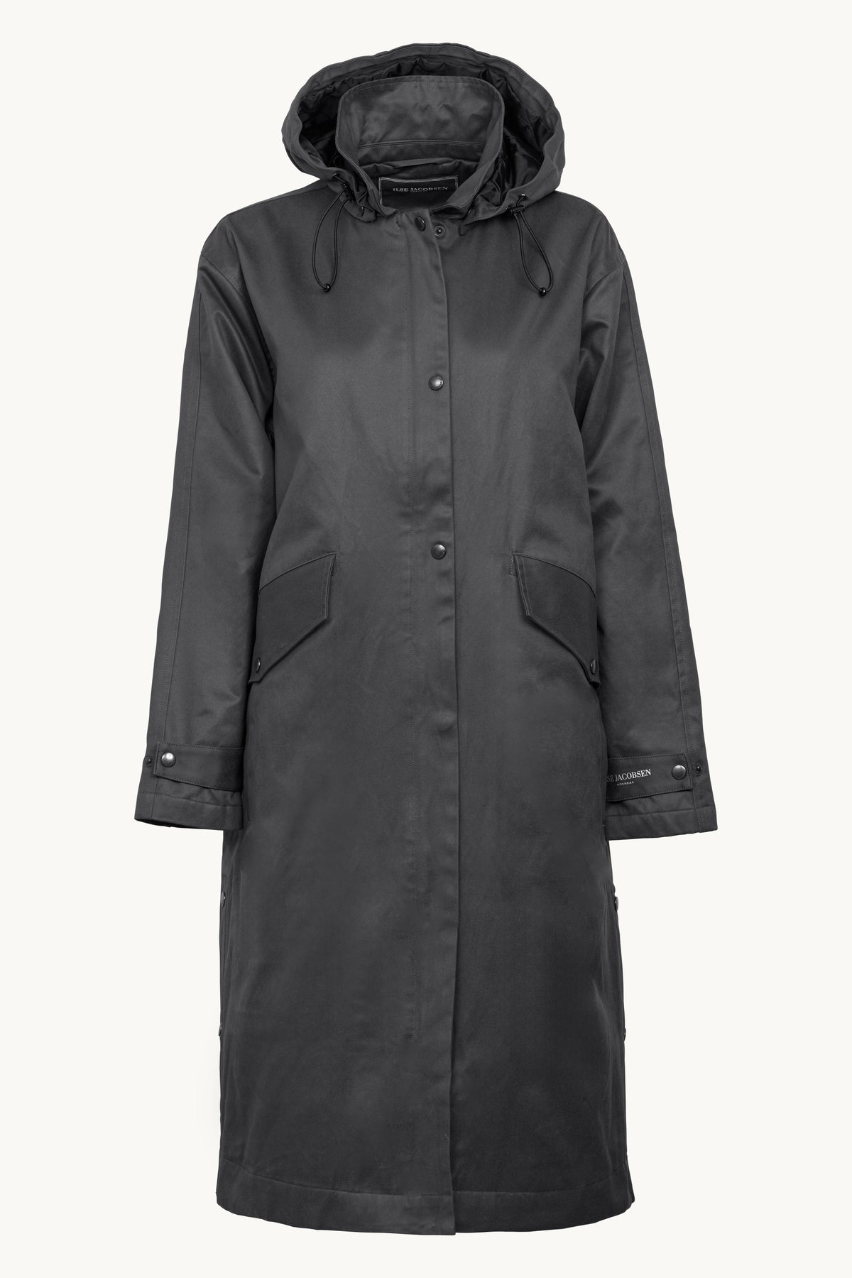 Padded Coat - Dark Brown Check