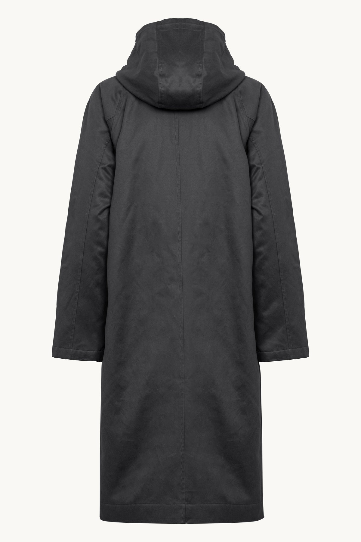 Padded Coat - Dark Brown Check