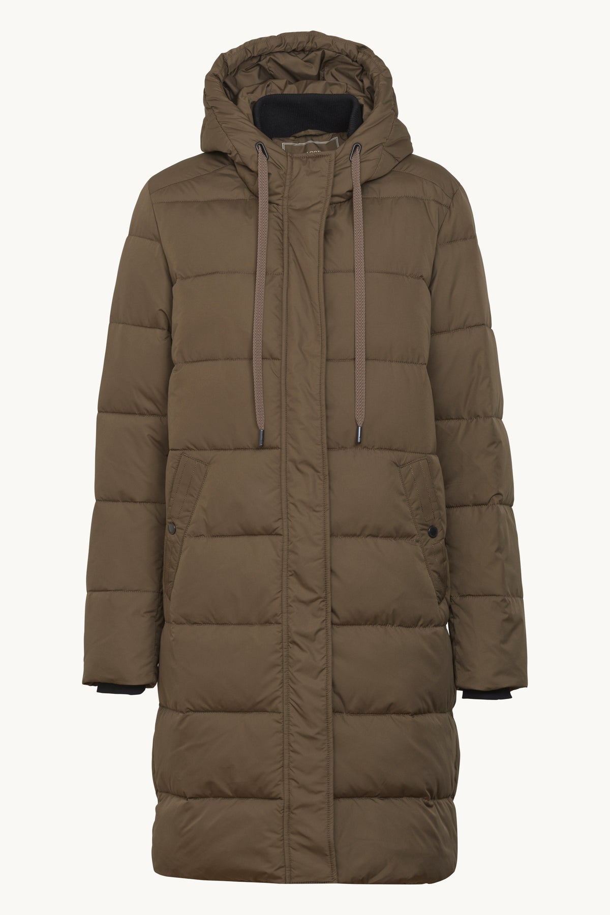 Padded Coat - Mud