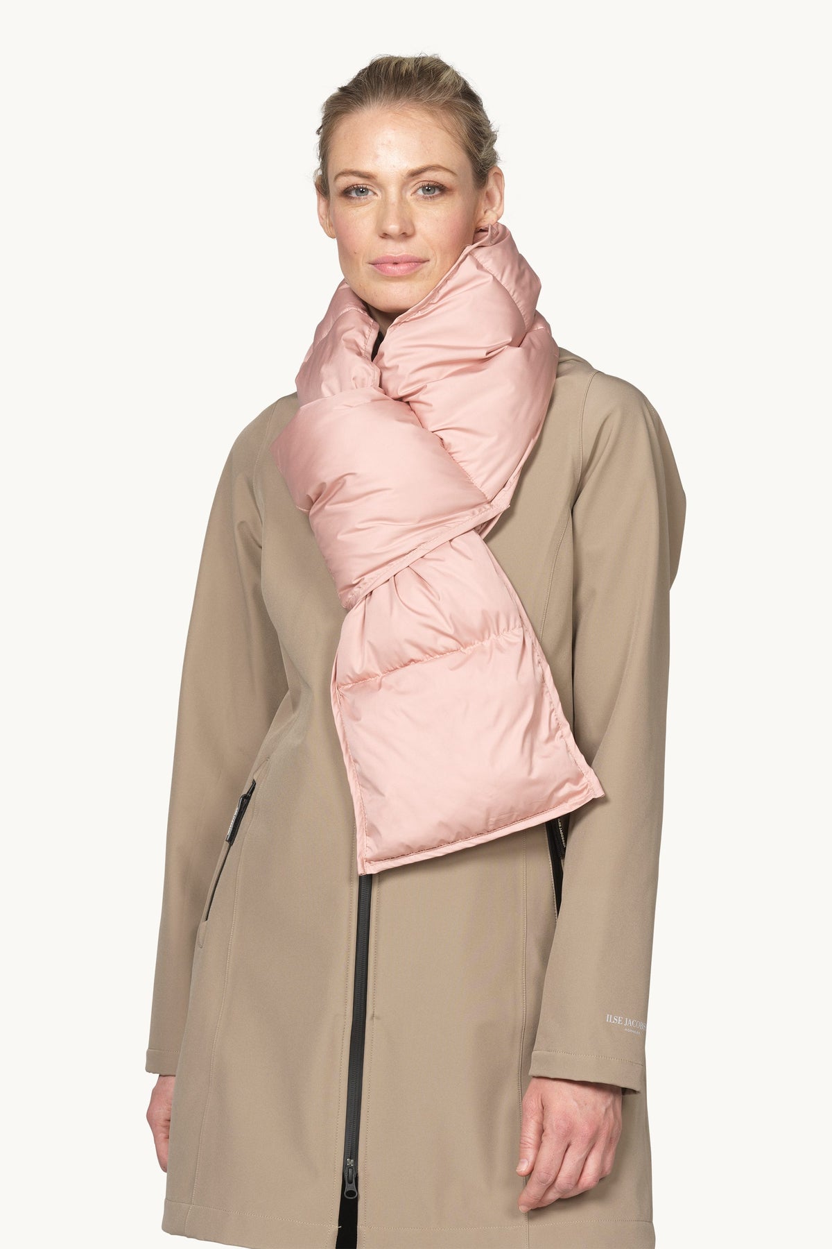 Padded Scarf - Ash Rose