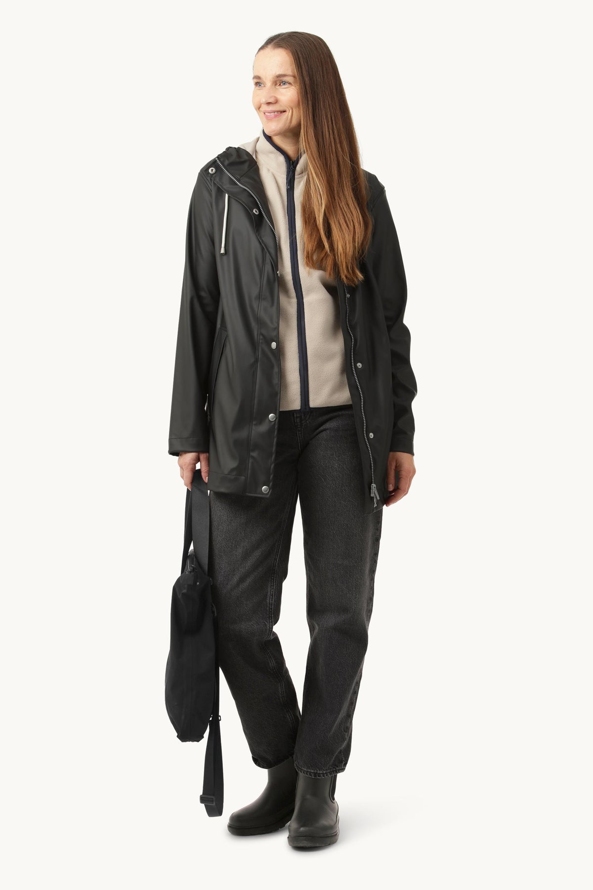 Short Rain Jacket - Black Beauty
