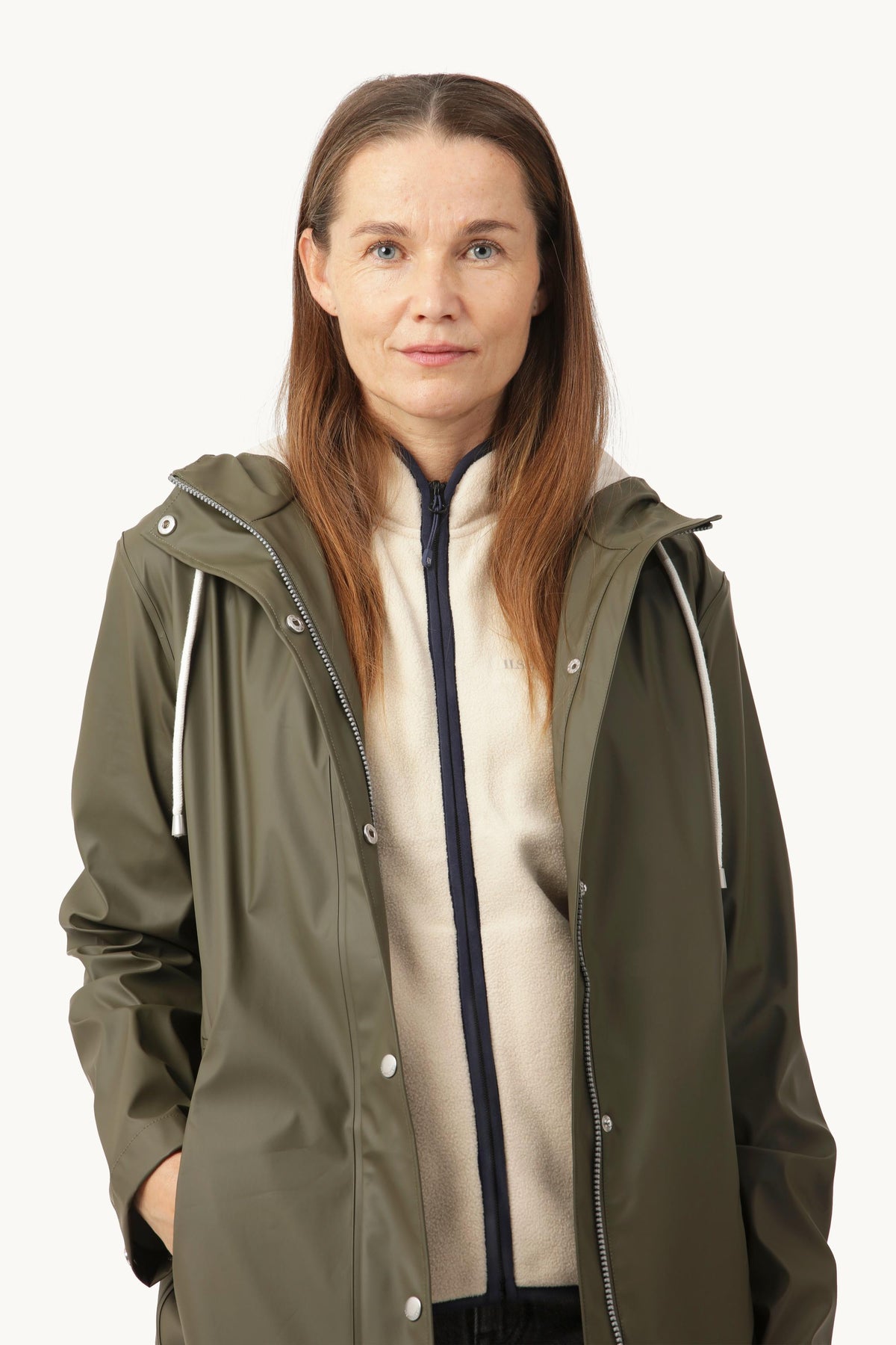 Short Rain Jacket - Army