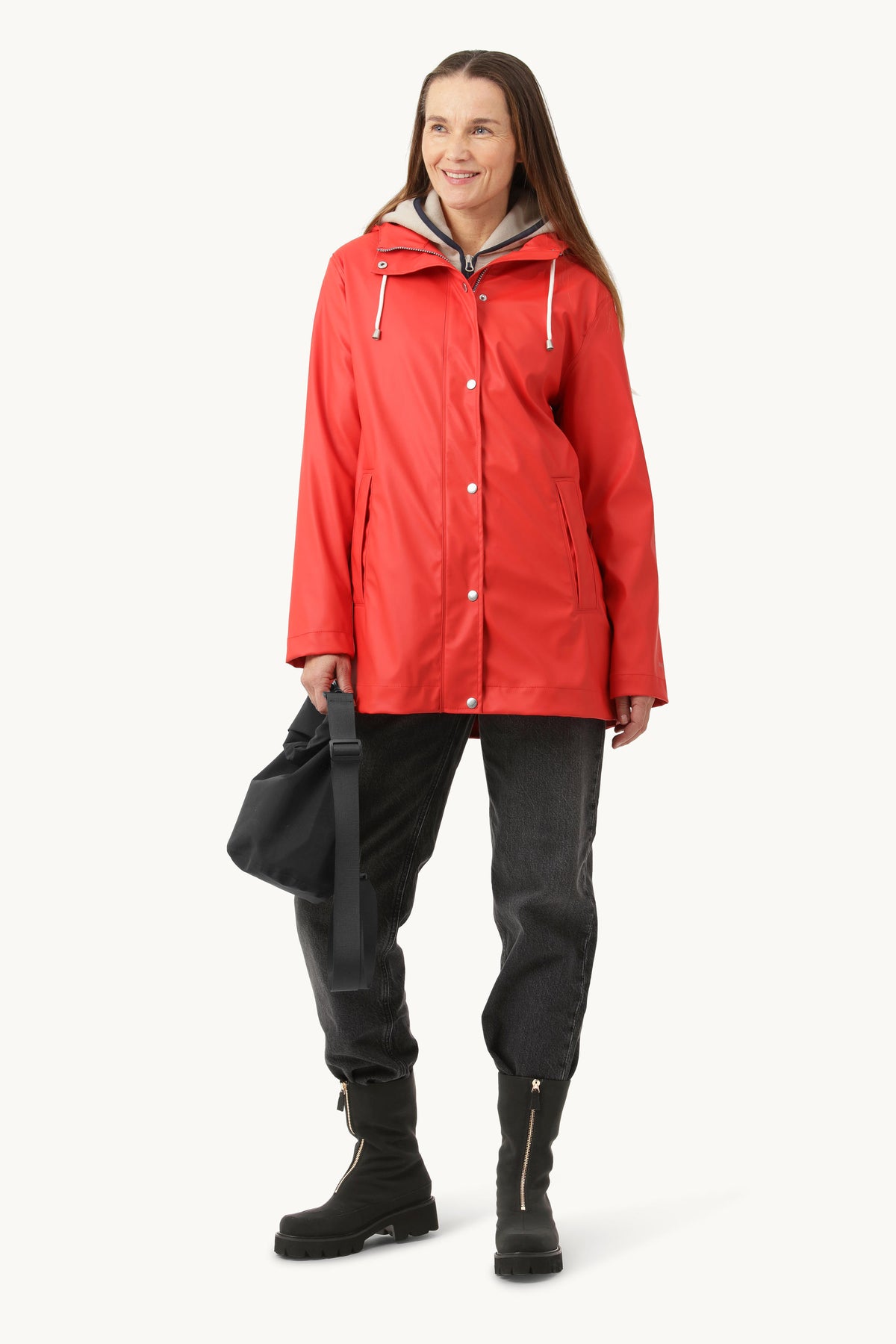 Short Rain Jacket - Fire