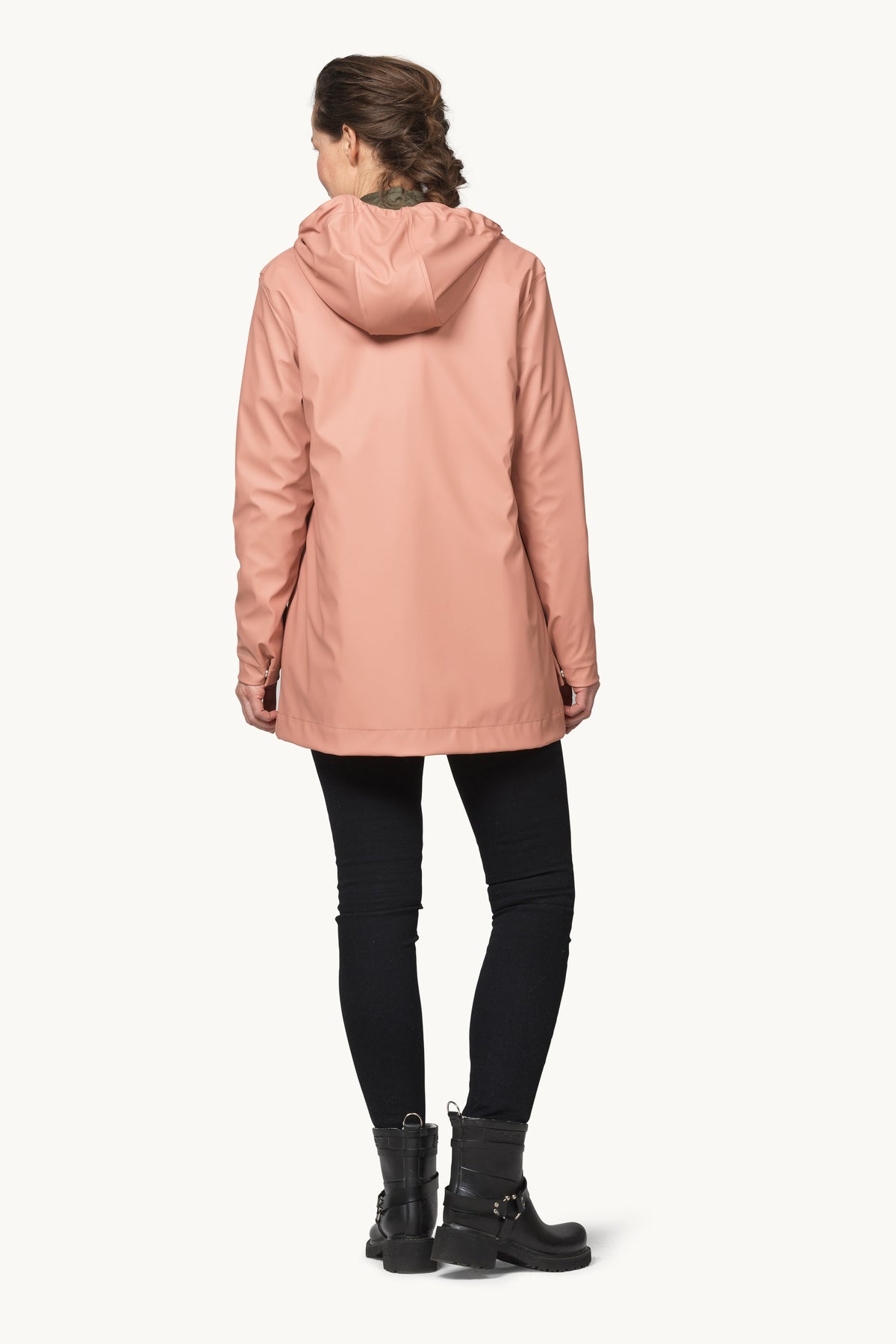 Short Rain Jacket - Ash Rose