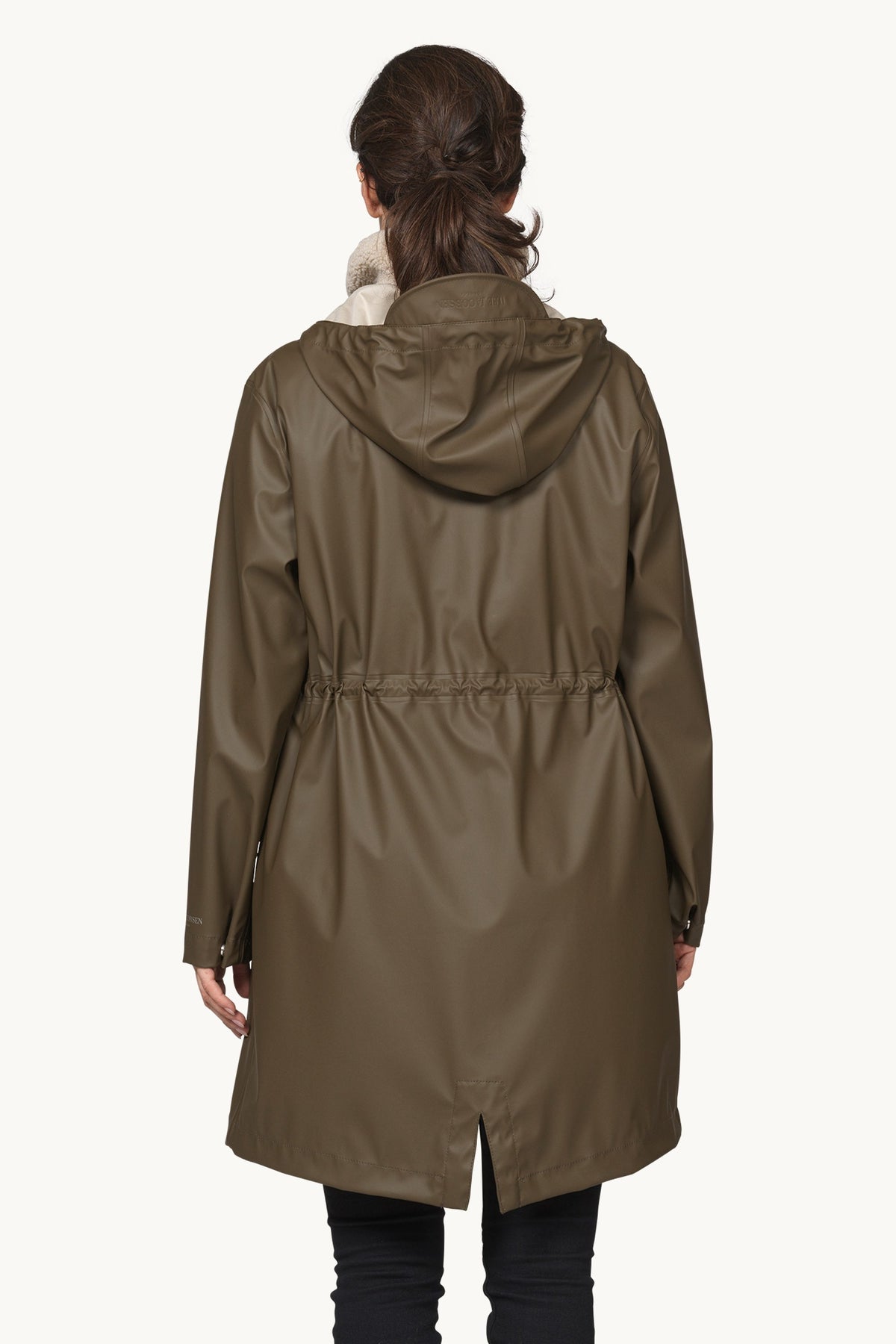 Long Parka Rain Jacket - Wren