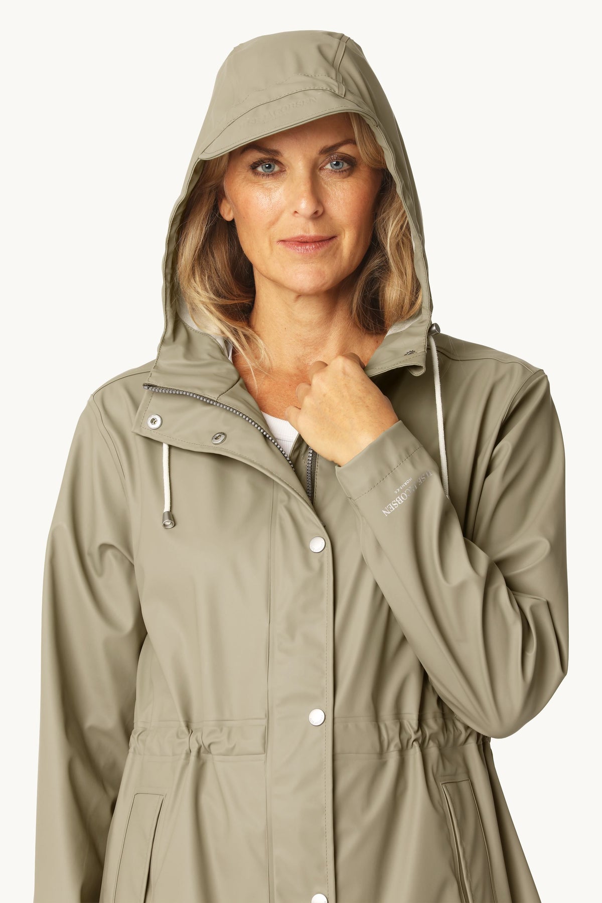 Long Parka Rain Jacket - Coriander