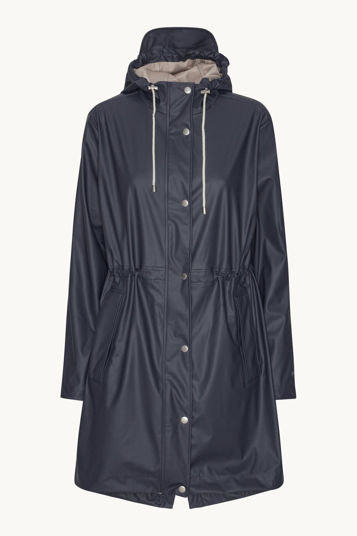 Long Parka Rain Jacket - Ombre Blue