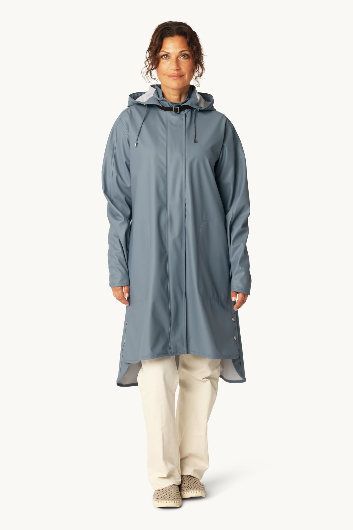 Raincoat - Grey Blue