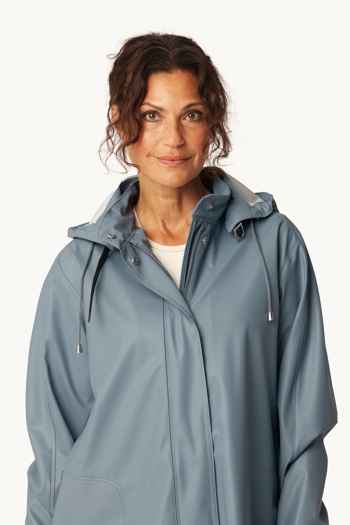 Raincoat - Grey Blue